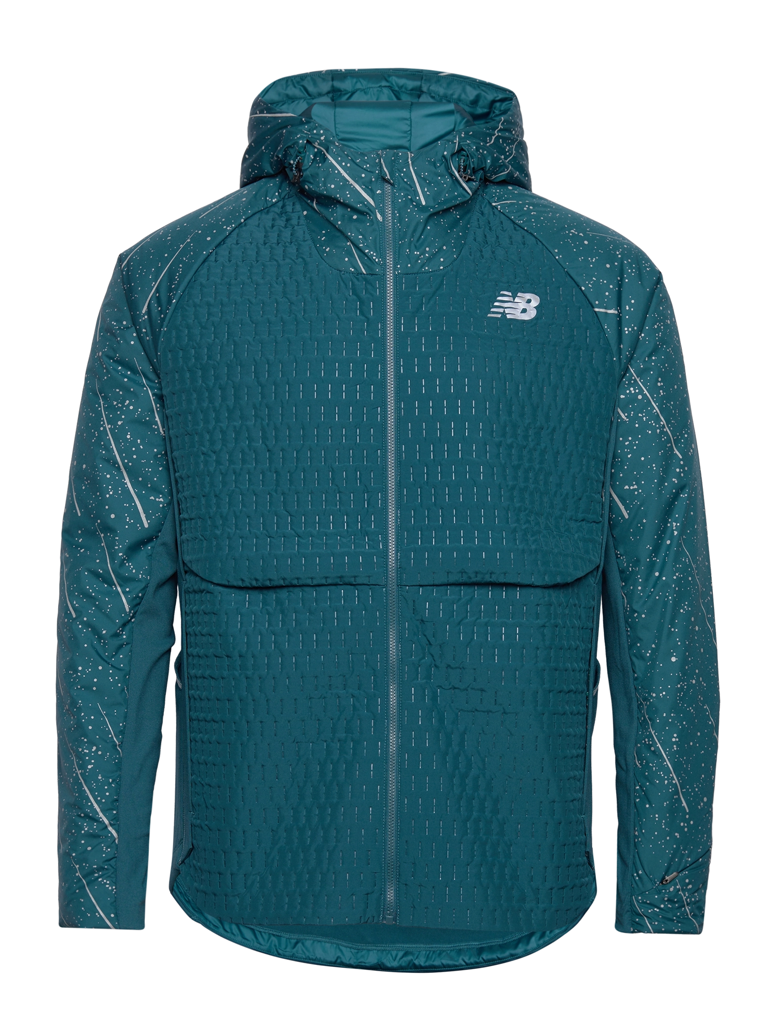 Reflective Impact Run Heat Jacket - DARK MOONSTONE