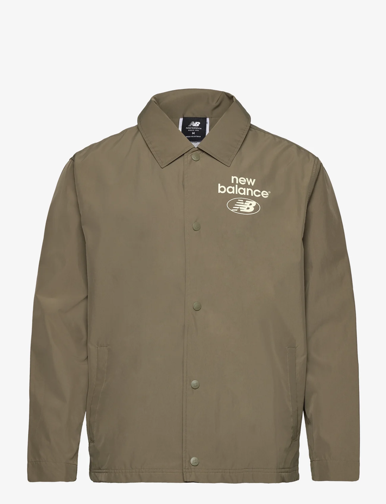 New Balance - Essentials Reimagined Woven Jacket - spring jackets - covert green - 0