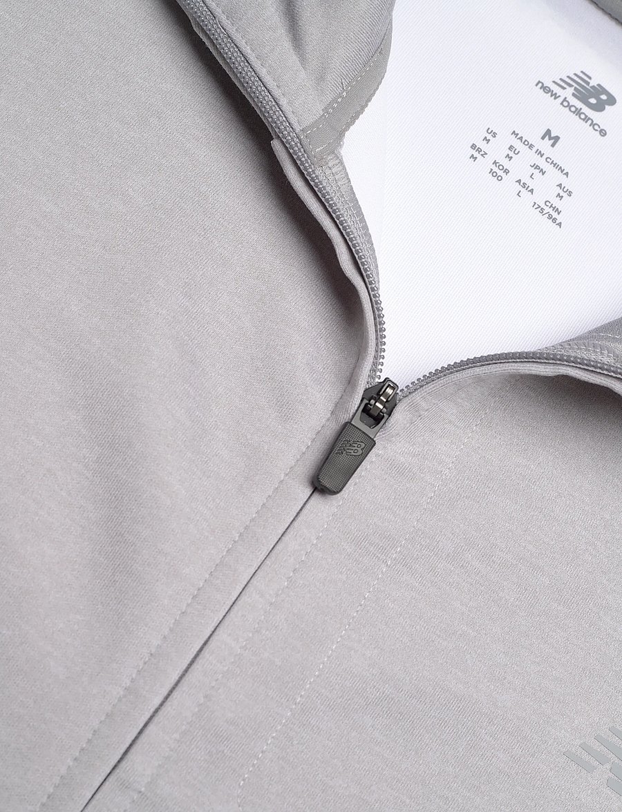 New Balance - Tech Knit Full Zip - fleece & midlayer - athletic grey - 2