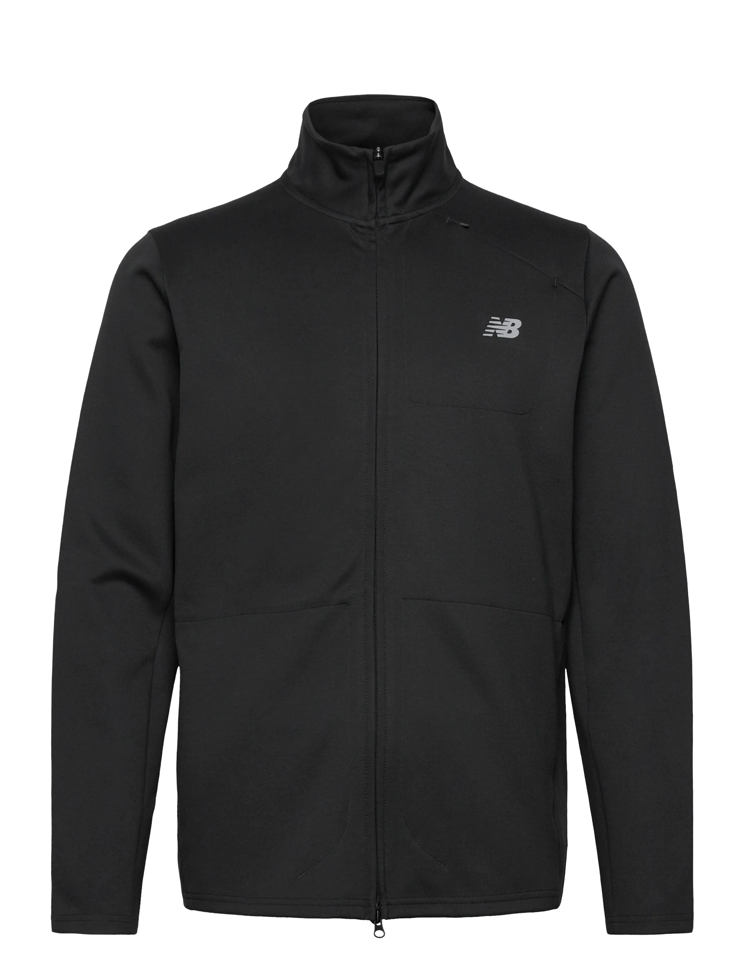 New Balance Tech Knit Full Zip - New Balance - BLACK / black