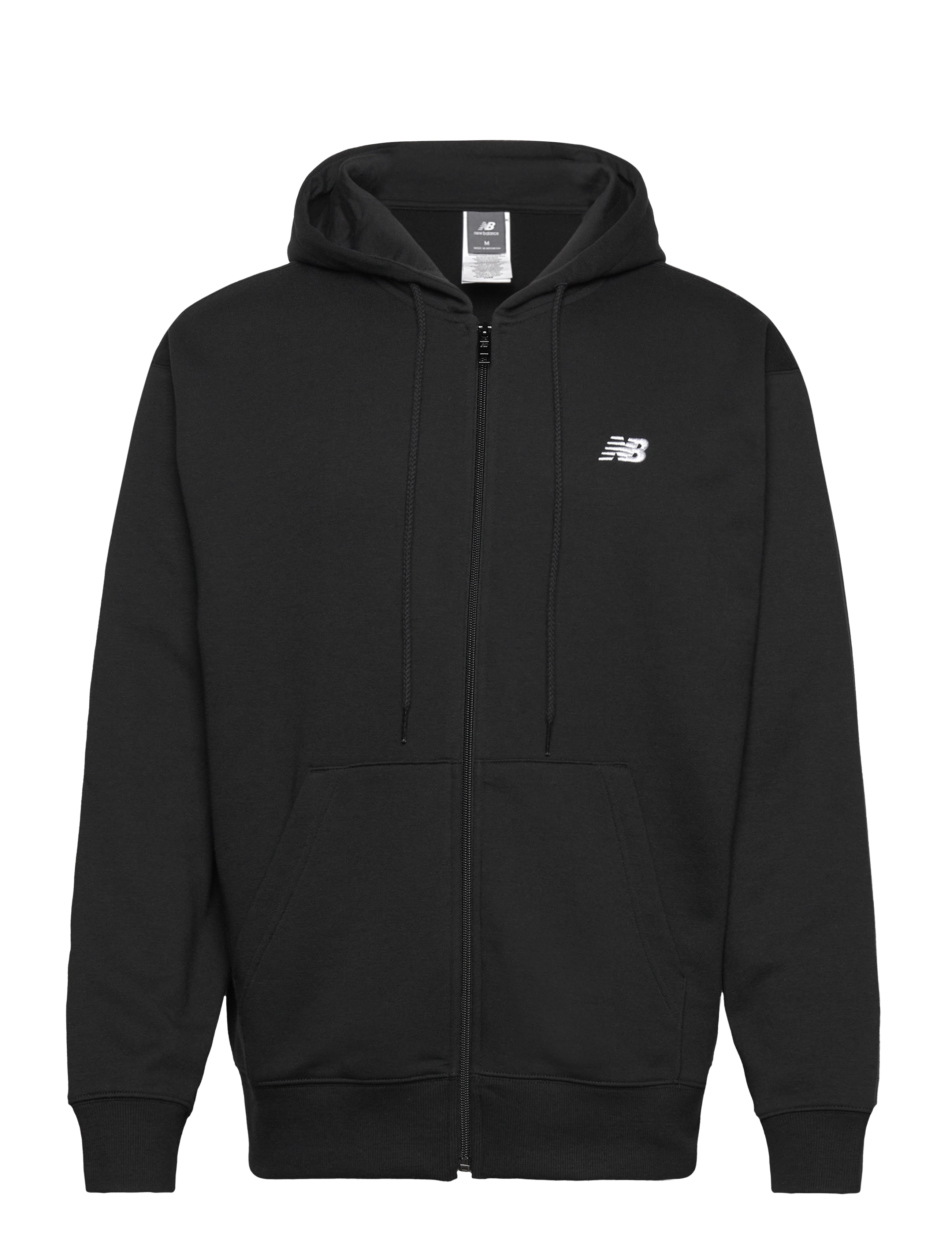 New Balance Sport Essentials Logo French Terry Full Zip - Angebote - BLACK / black