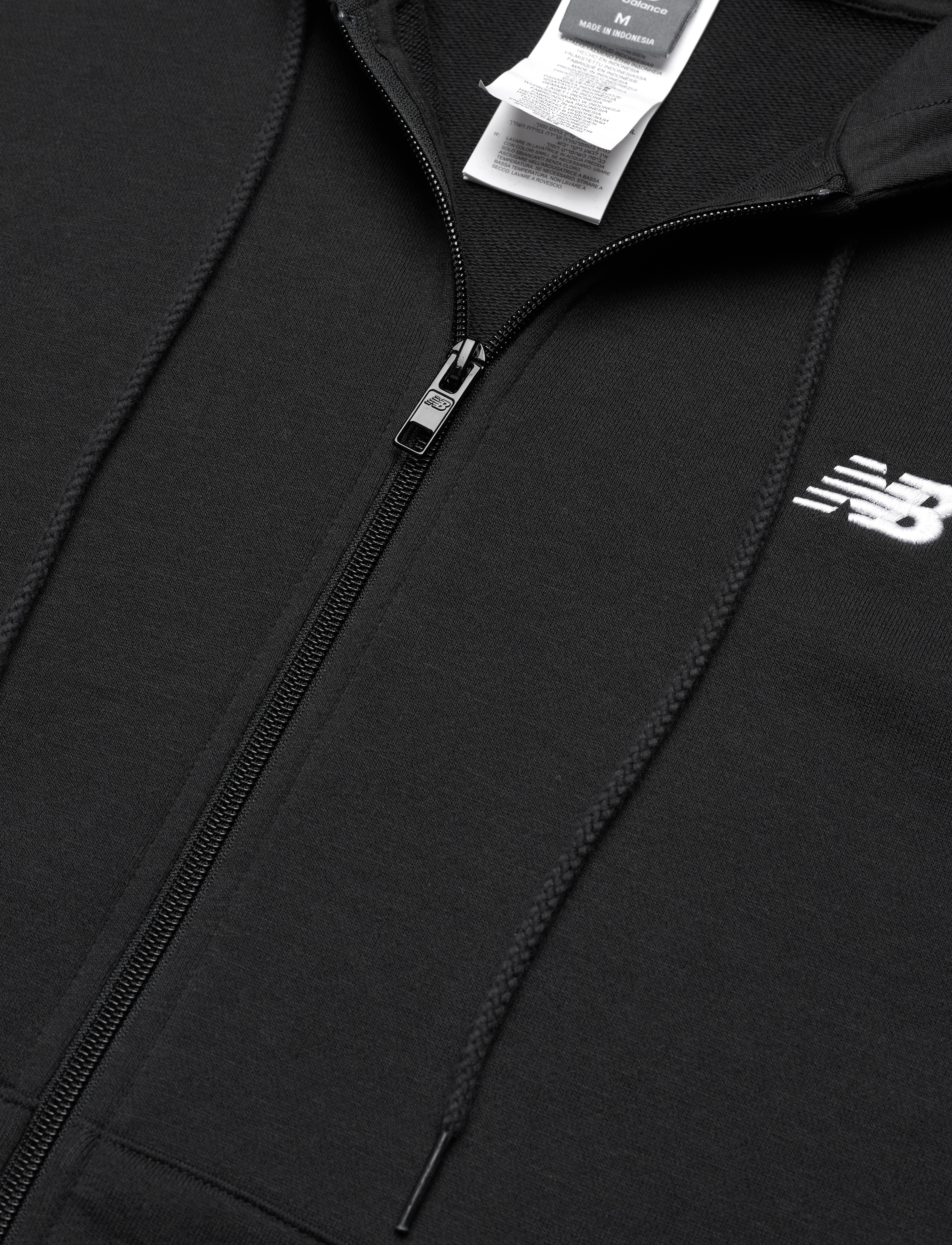 New Balance - Sport Essentials Logo French Terry Full Zip - black - 2