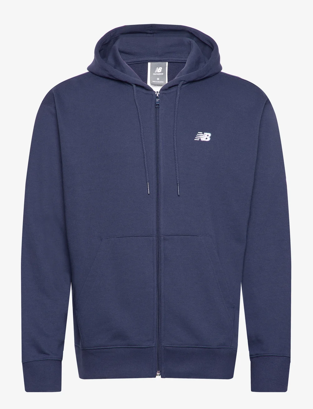 New Balance - Sport Essentials Logo French Terry Full Zip - huvtröjor - nb navy - 0