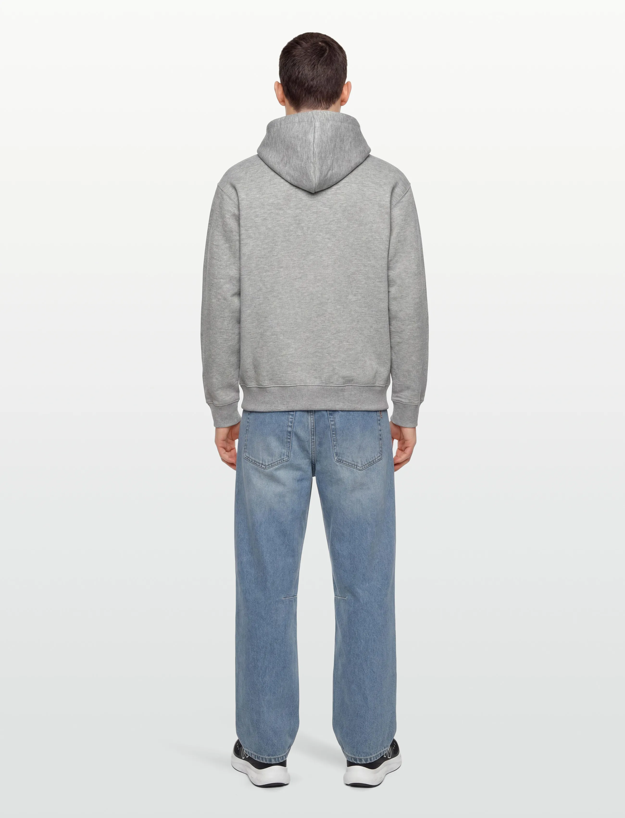 New Balance - Sport Essentials Logo Fleece Full Zip - tops - athletic grey - 4