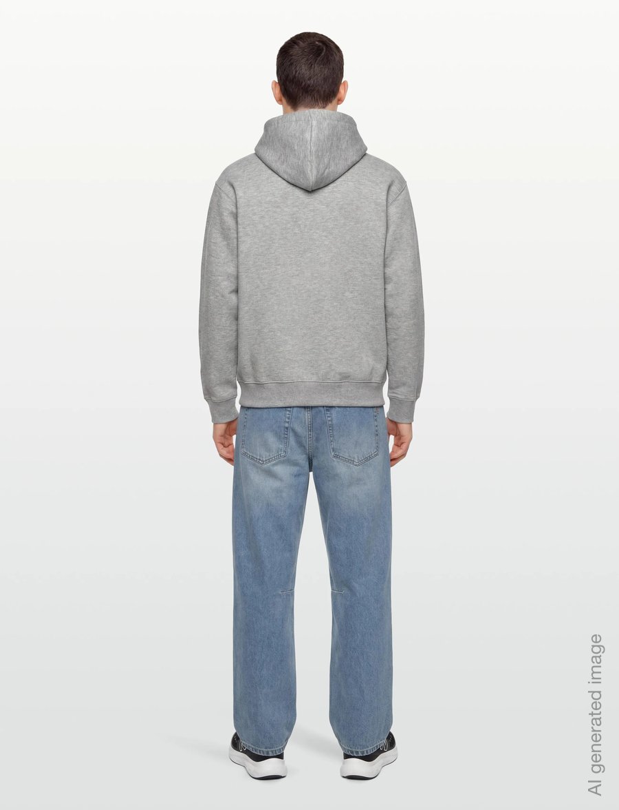 New Balance - Sport Essentials Logo Fleece Full Zip - overdele - athletic grey - 4