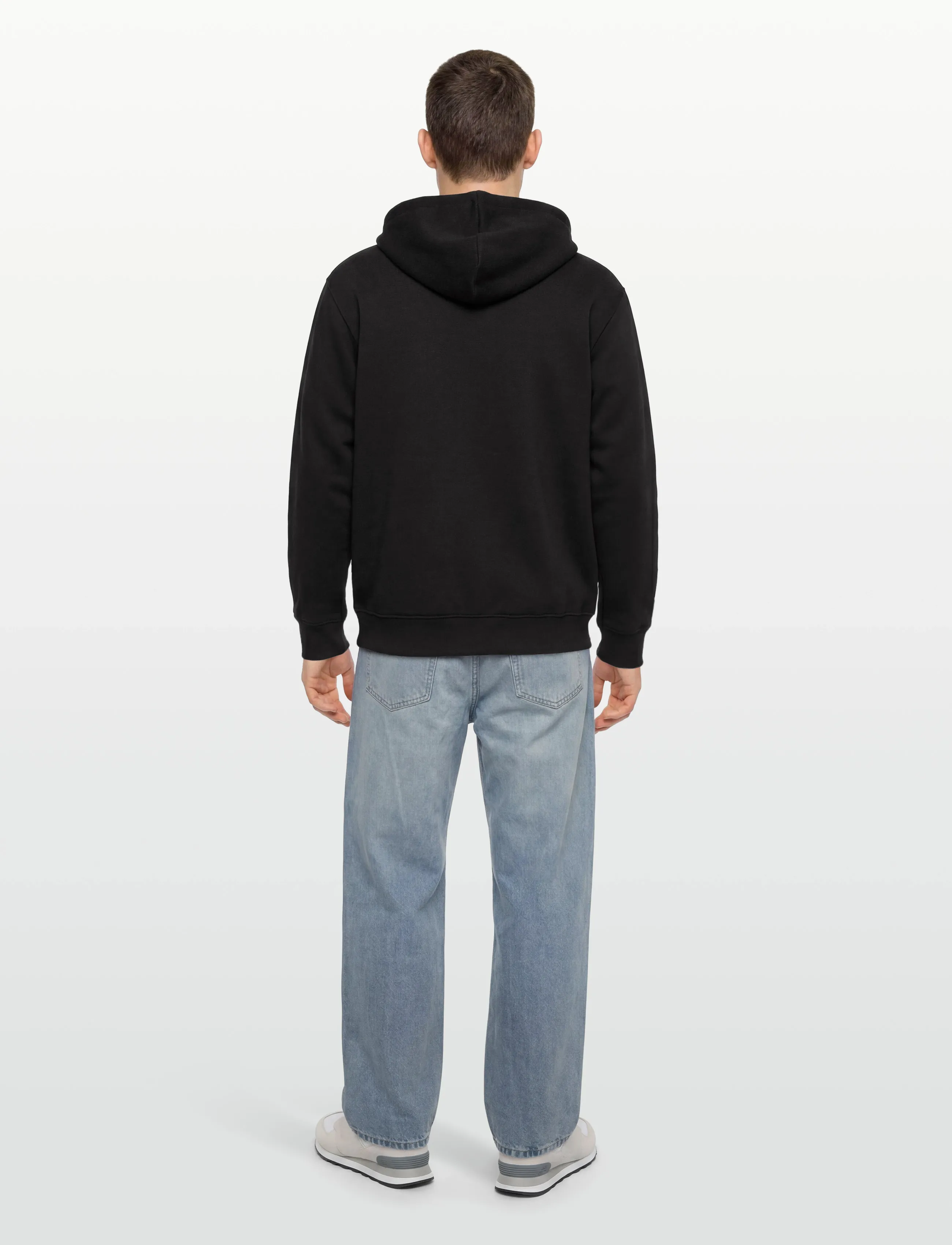 New Balance - Sport Essentials Logo Fleece Full Zip - overdeler - black - 4