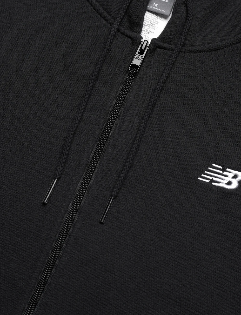 New Balance - Sport Essentials Logo Fleece Full Zip - overdele - black - 2