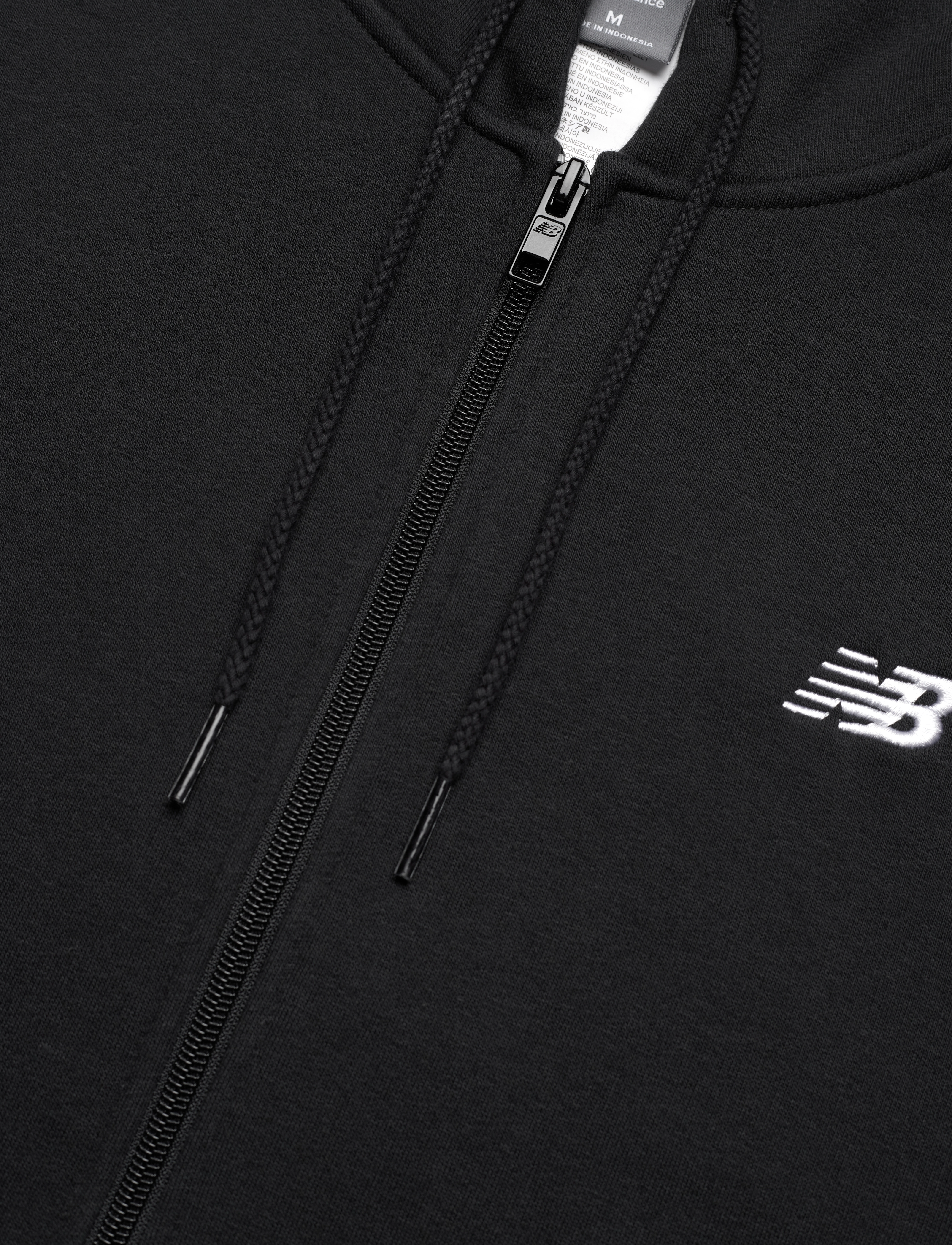 New Balance - Sport Essentials Logo Fleece Full Zip - oberteile - black - 2