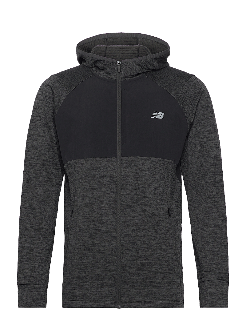 New Balance - Heat Grid Hooded Full Zip - fleece & midlayer - black - 1
