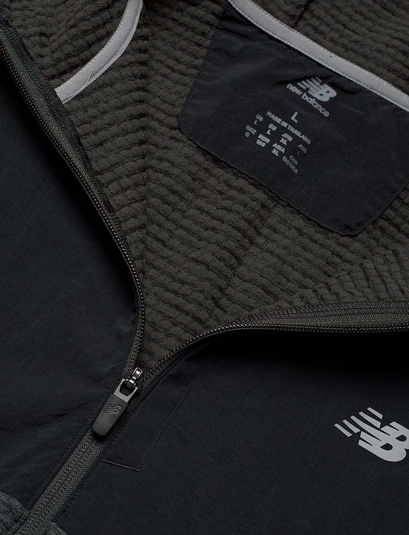 New Balance - Heat Grid Hooded Full Zip - fleece & midlayer - black - 5