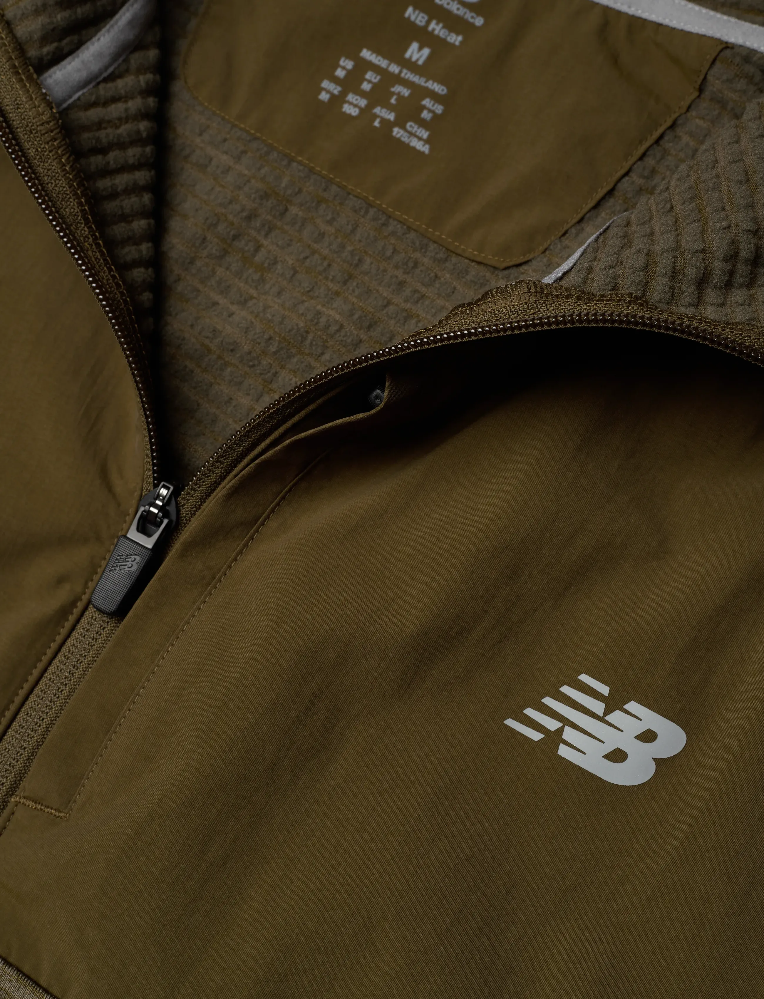 New Balance - Heat Grid Hooded Full Zip - džemperi ar kapuci - woodland heather - 2