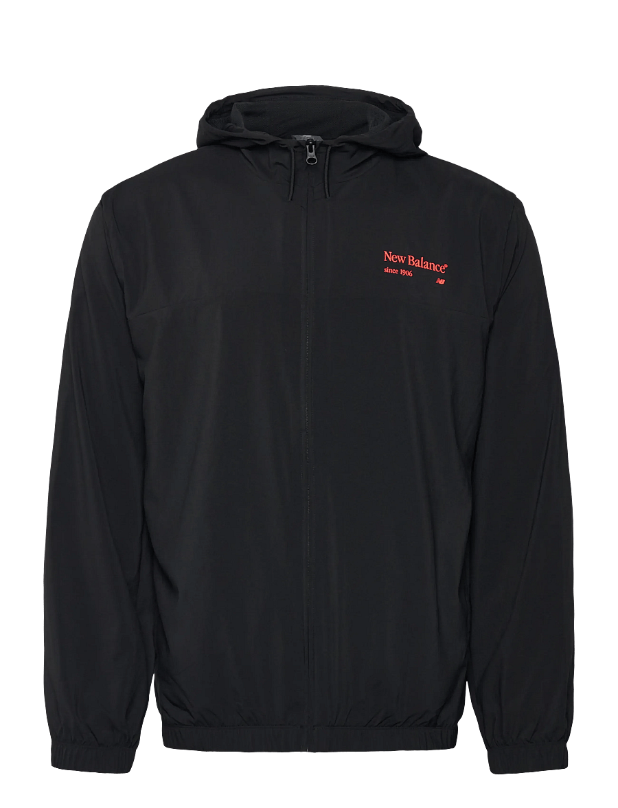 New Balance - Reimagined Woven Graphic Jacket - vabaaja jakid - black - 0