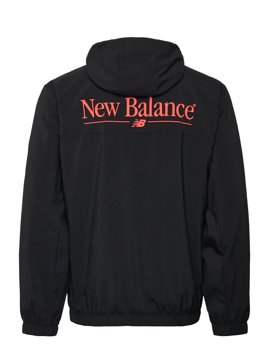New Balance - Reimagined Woven Graphic Jacket - vabaaja jakid - black - 1