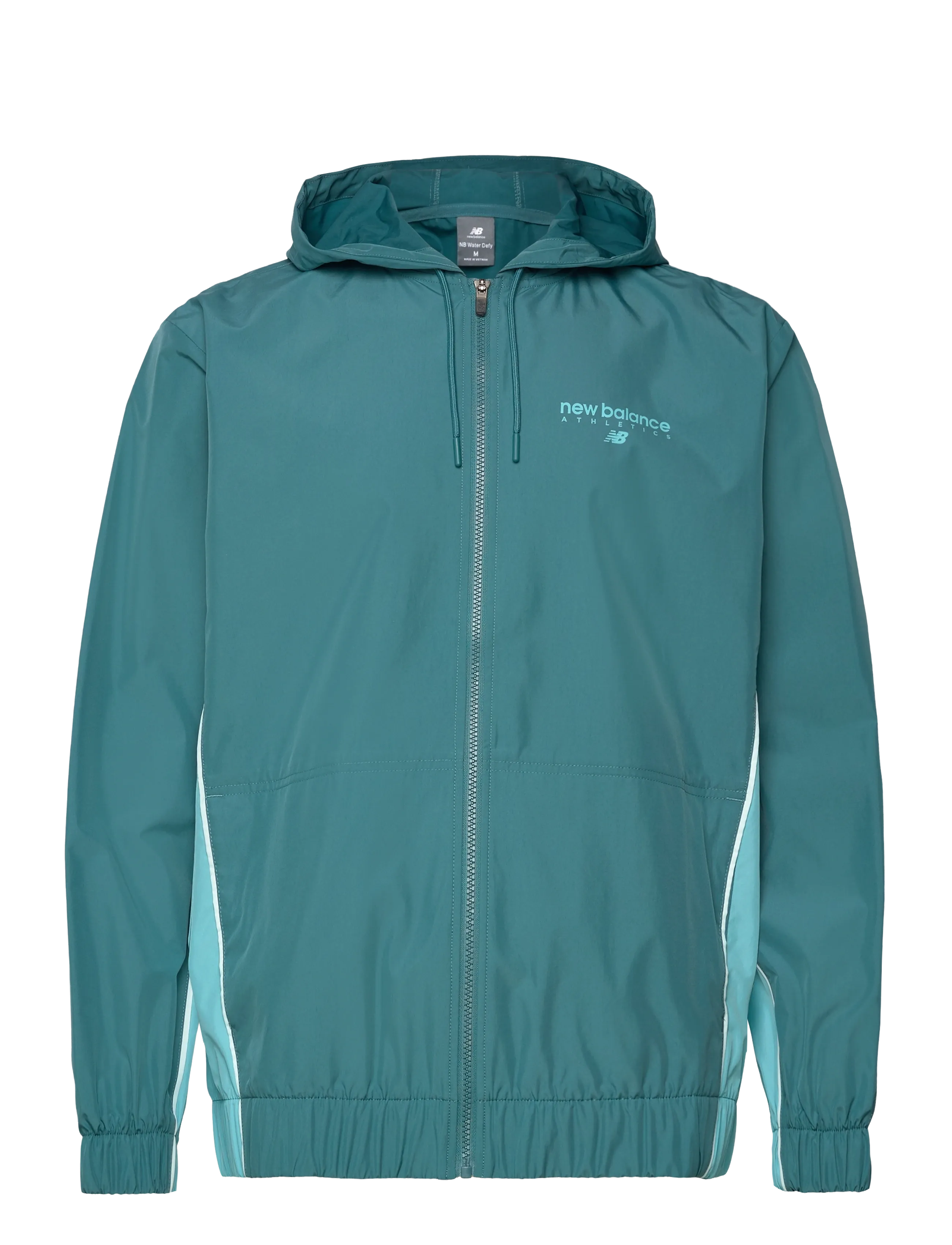 New Balance Linear Graphic Woven Jacket, S, Blue, Sport Jackets > Sport Training Jackets, Herre