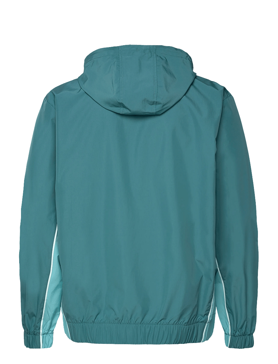 New Balance - Linear Graphic Woven Jacket - sportjackor - big teal - 1