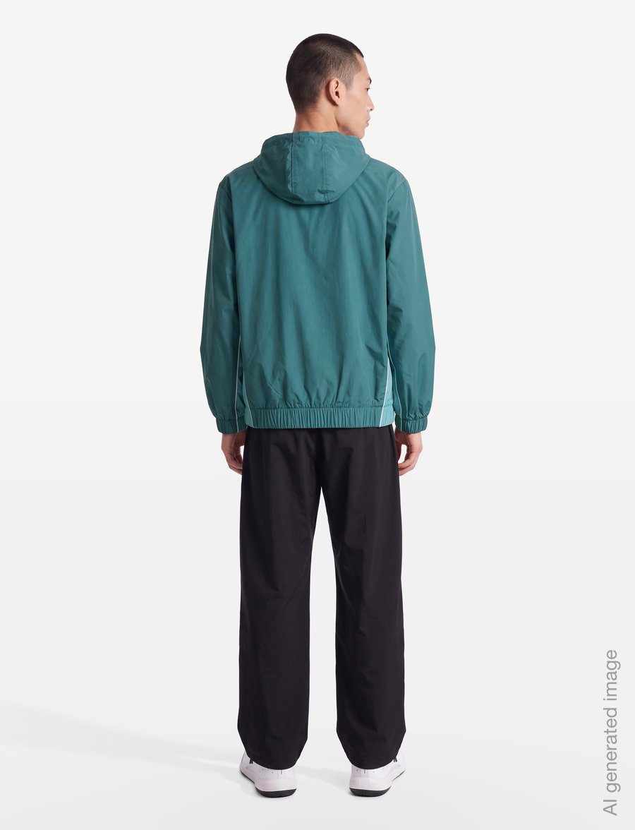New Balance - Linear Graphic Woven Jacket - spordijakid - big teal - 4