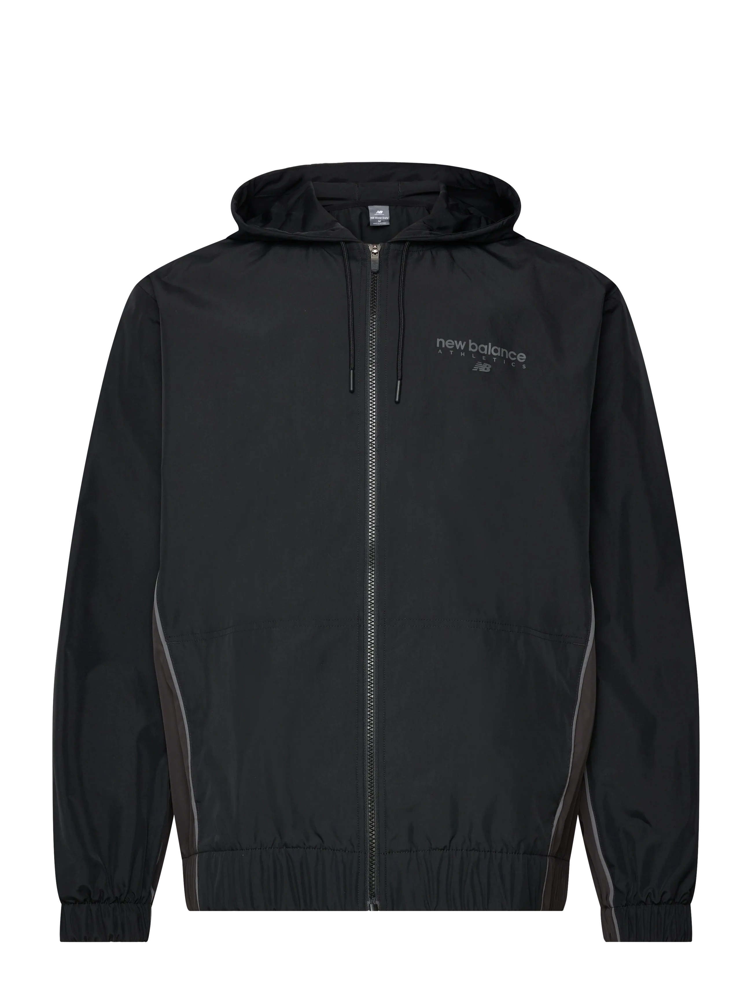 New Balance Linear Graphic Woven Jacket, S, Black, Sport Jackets > Sport Training Jackets, Herre