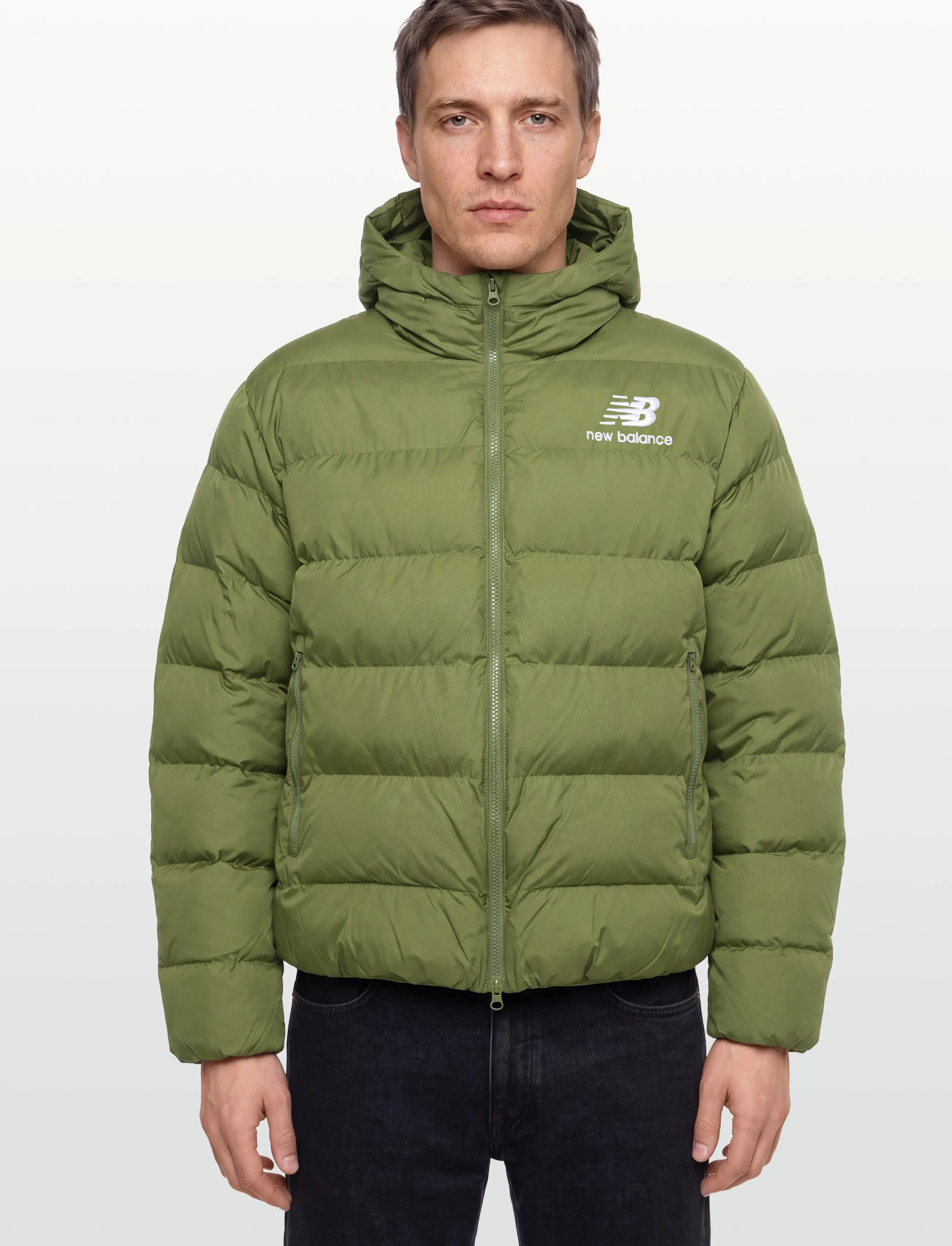New Balance - Boston Puffer Jacket - sports jackets - sport green - 3