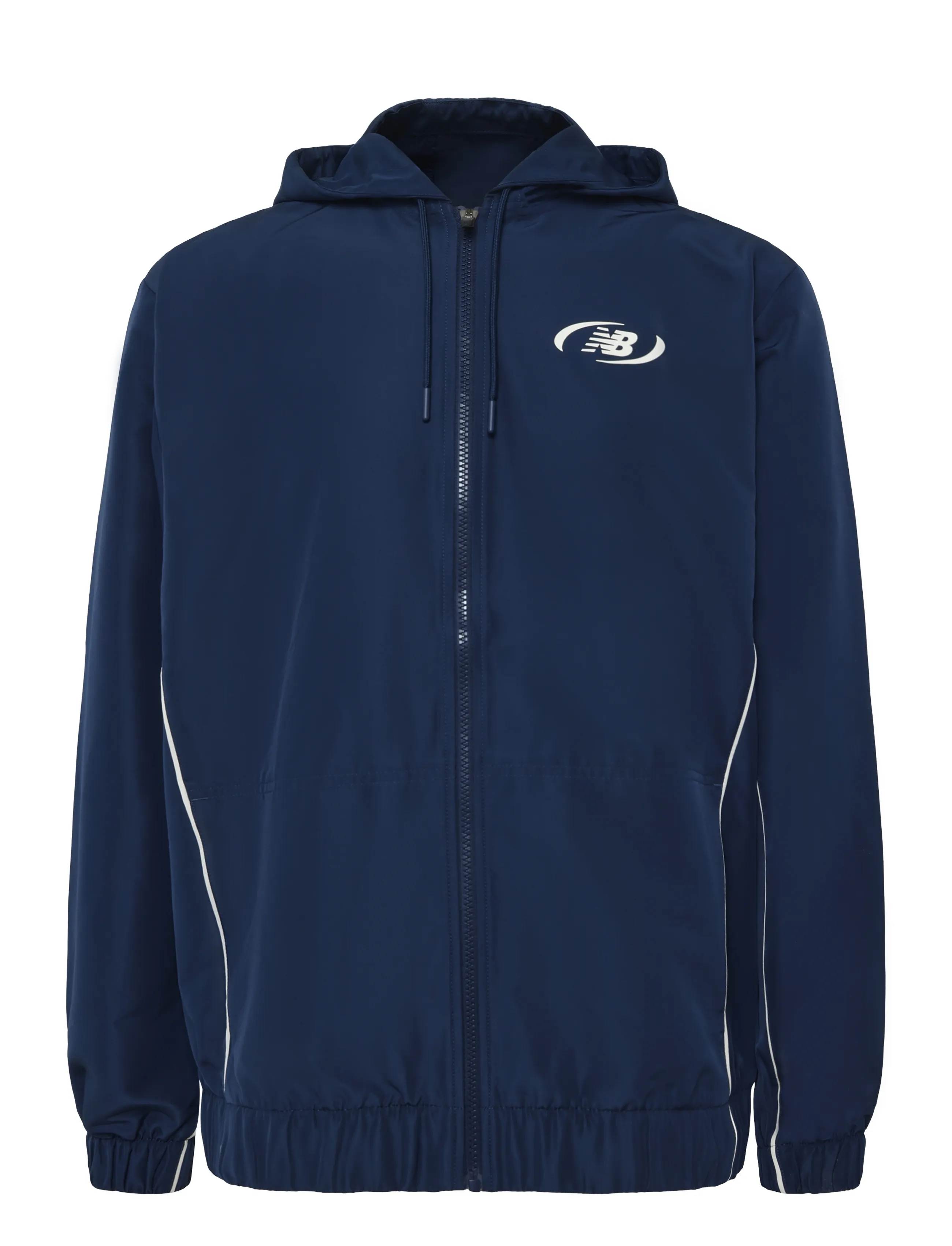New Balance Trackside Woven Jacket, S, Navy, Sport Jackets > Sport Training Jackets, Herre