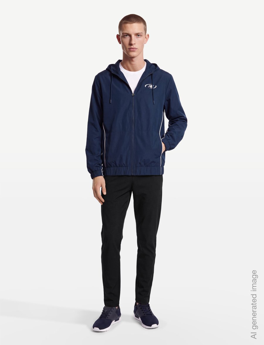 New Balance - Trackside Woven Jacket - sportjacken - nb navy - 0