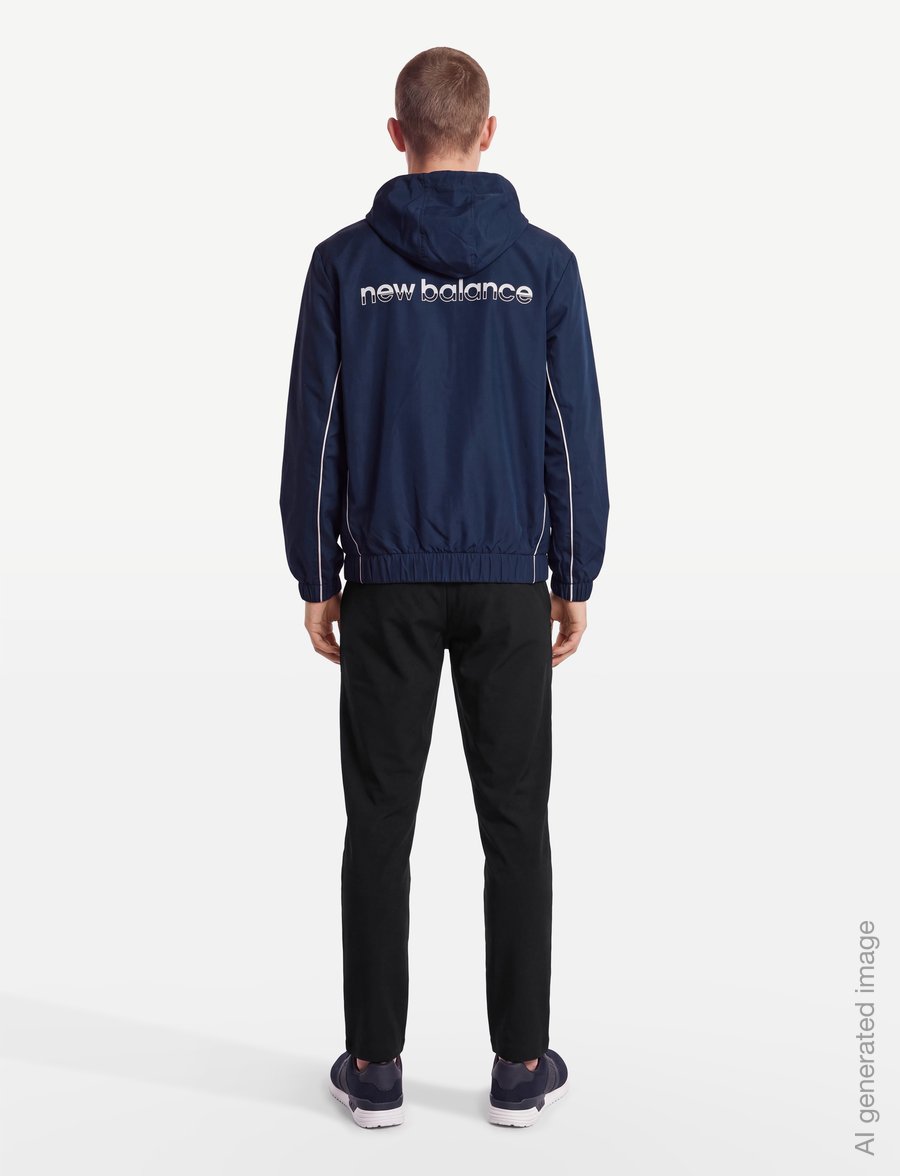 New Balance - Trackside Woven Jacket - sportjacken - nb navy - 4