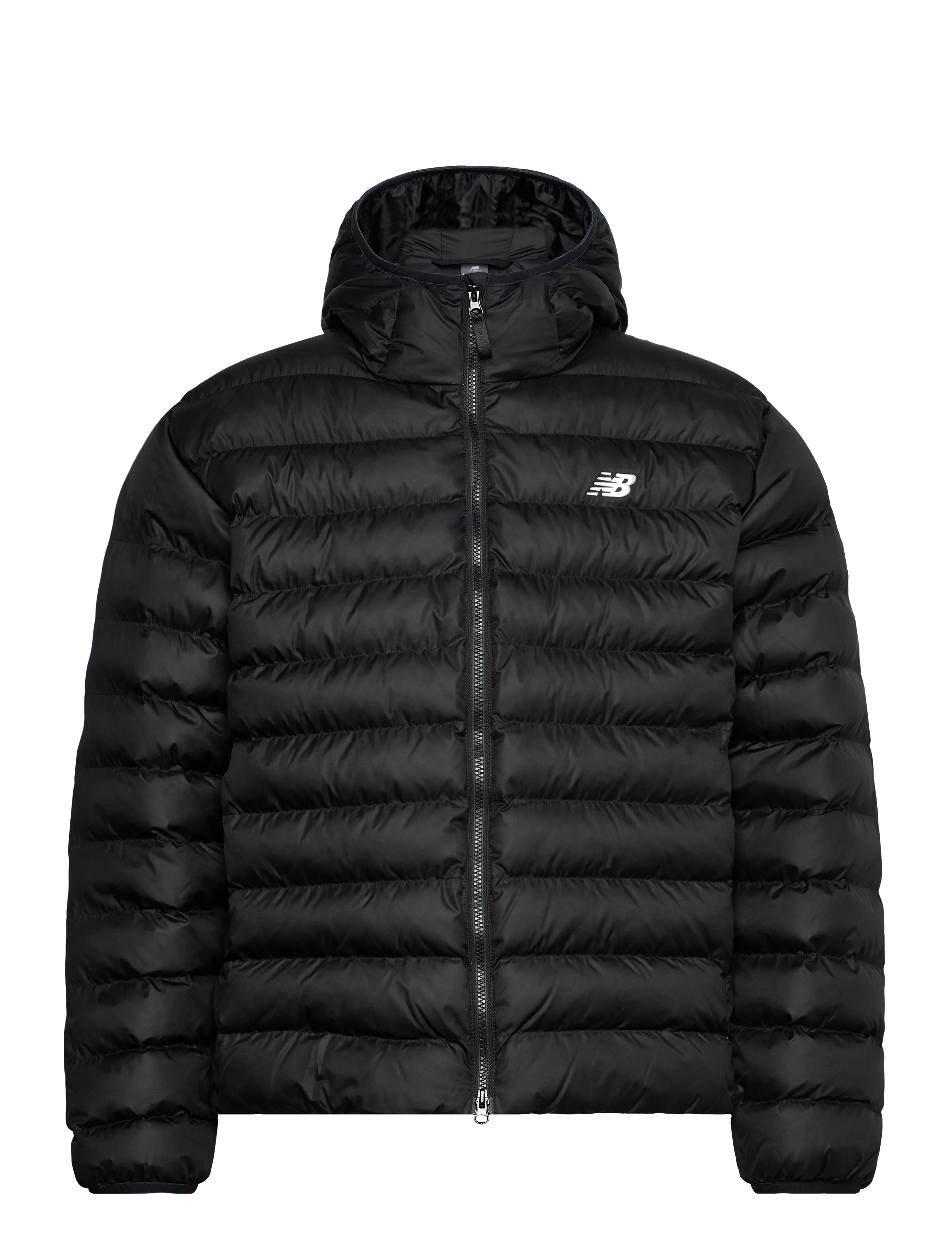 New Balance Sport Essentials Hooded Puffer Jacket, XXL, Black, Sport Jackets > Sport Padded Jackets, Herre