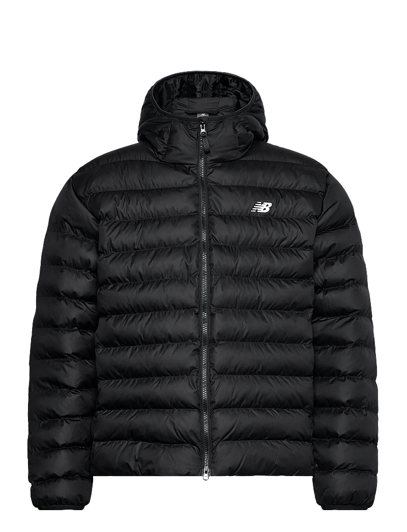 New Balance - Sport Essentials Hooded Puffer Jacket - vinterjackor - black - 0