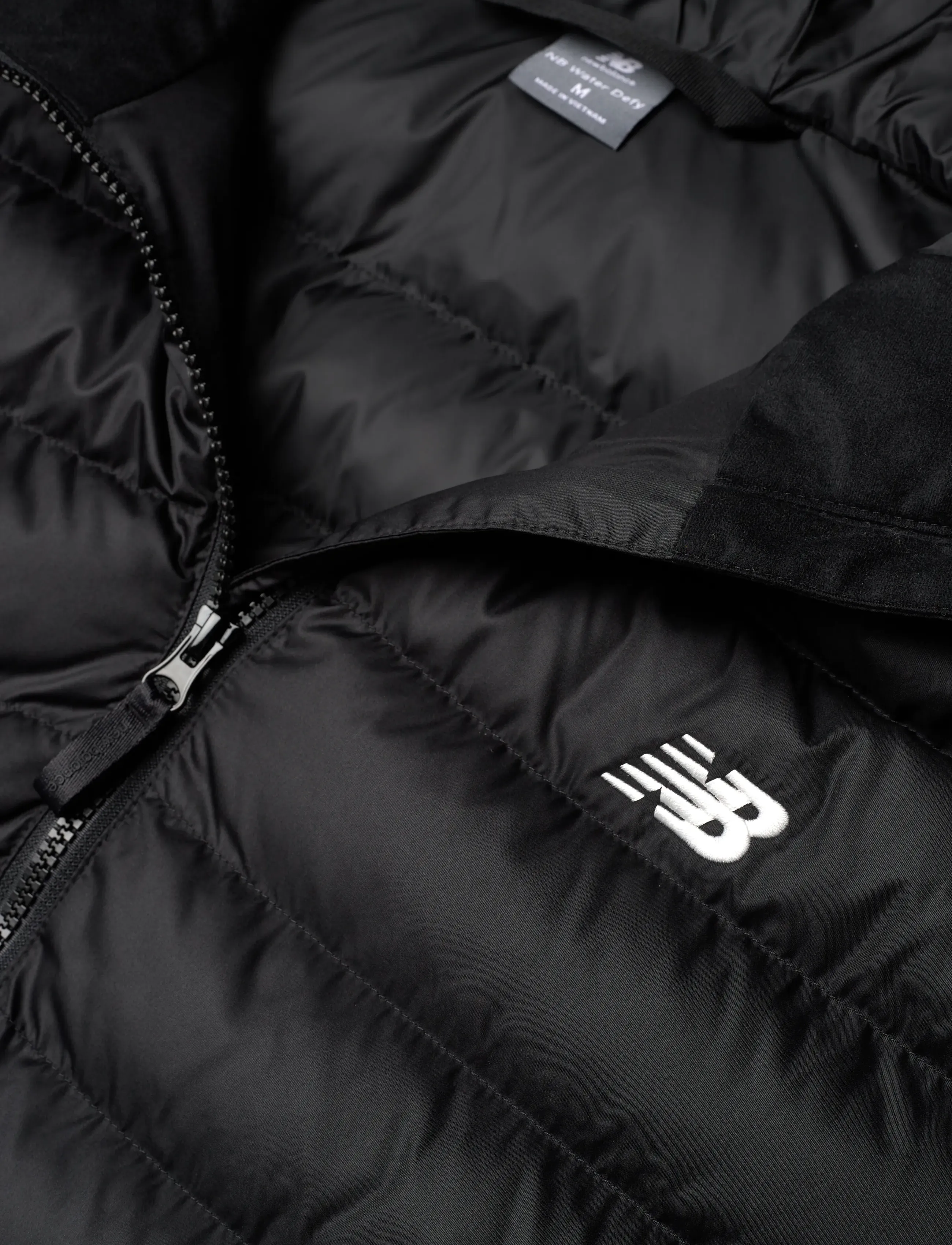 New Balance - Sport Essentials Hooded Puffer Jacket - daunenjacken - black - 2
