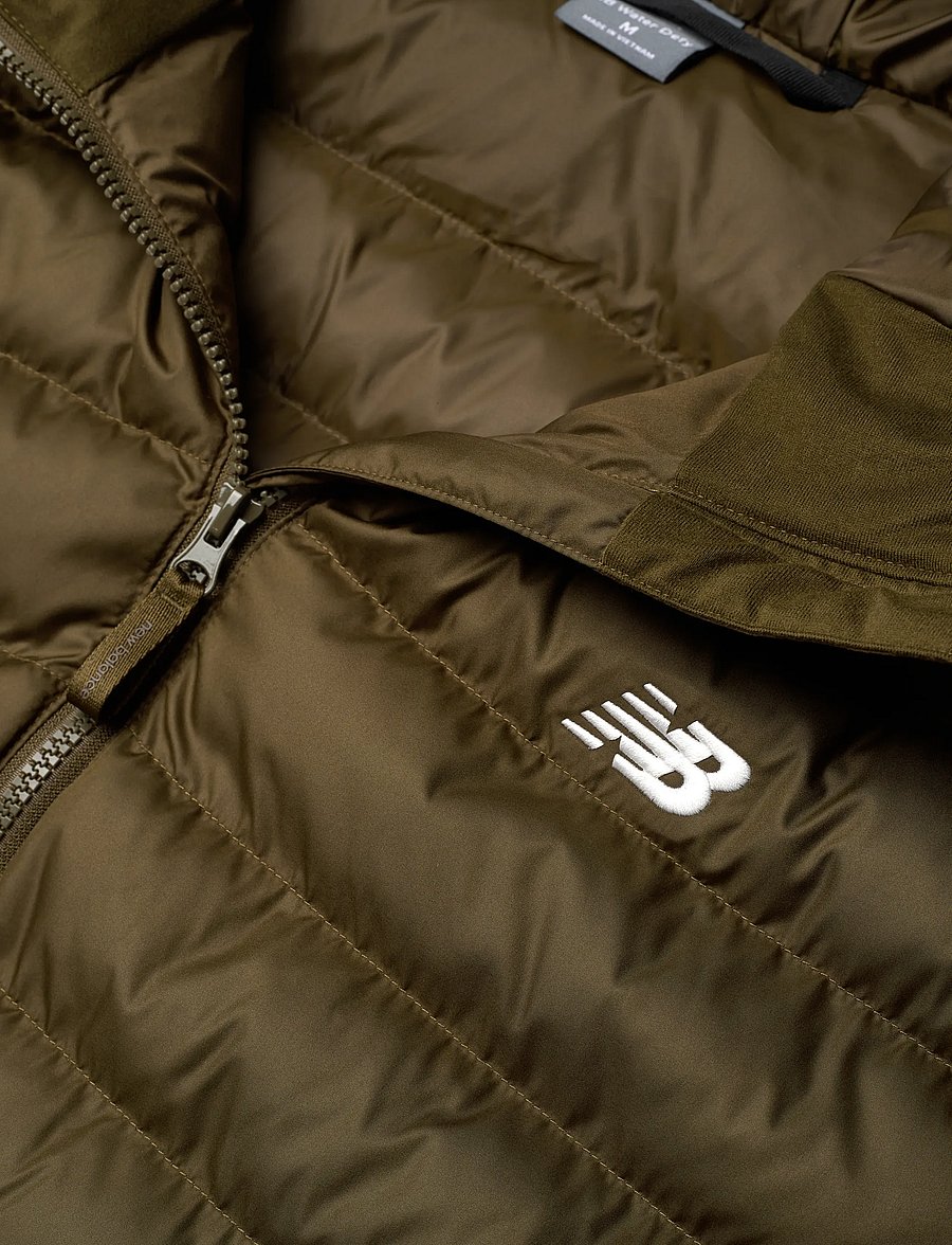 New Balance - Sport Essentials Hooded Puffer Jacket - daunenjacken - woodland - 2