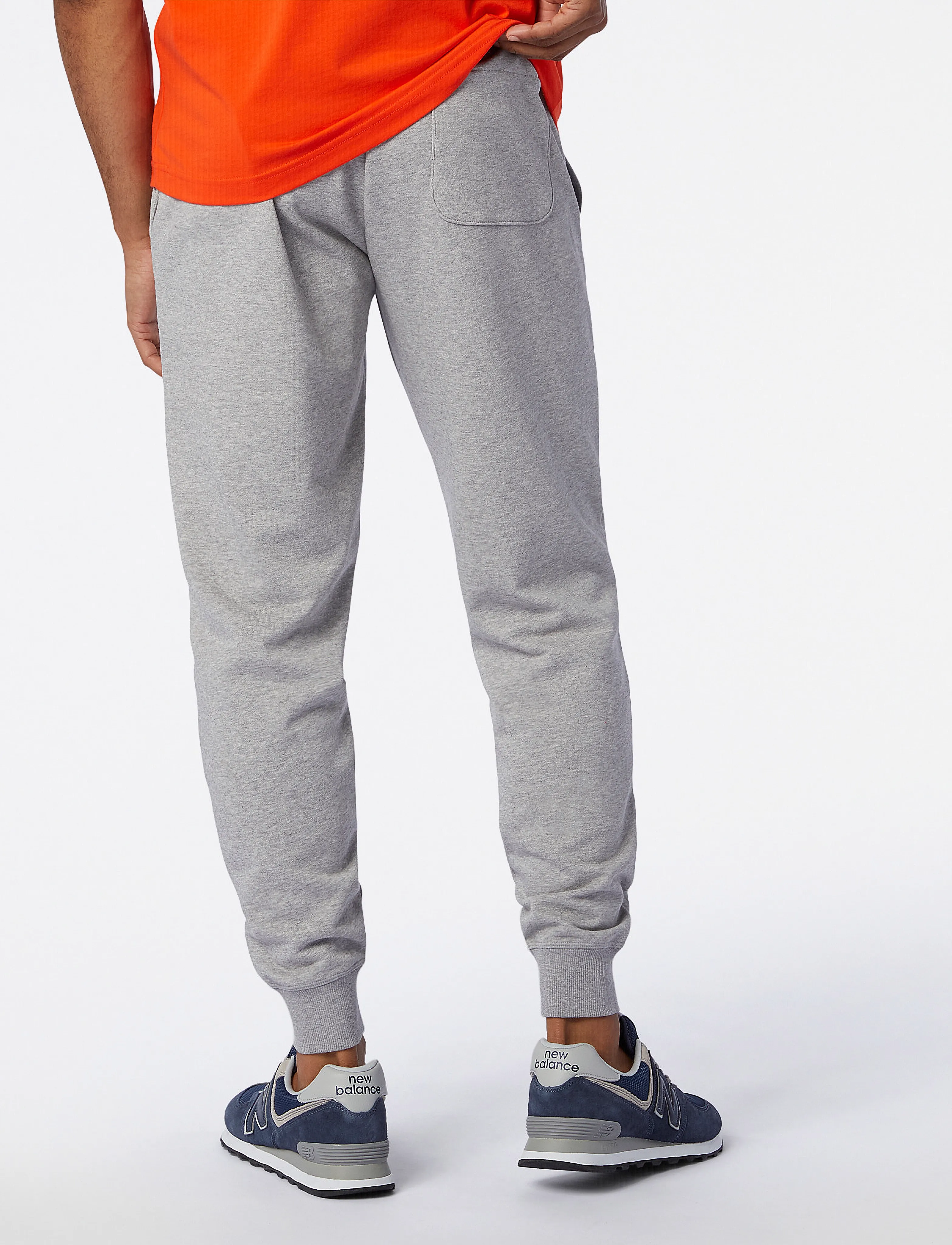 New Balance - NB Essentials Stacked Logo Sweatpant - athletic grey - 4
