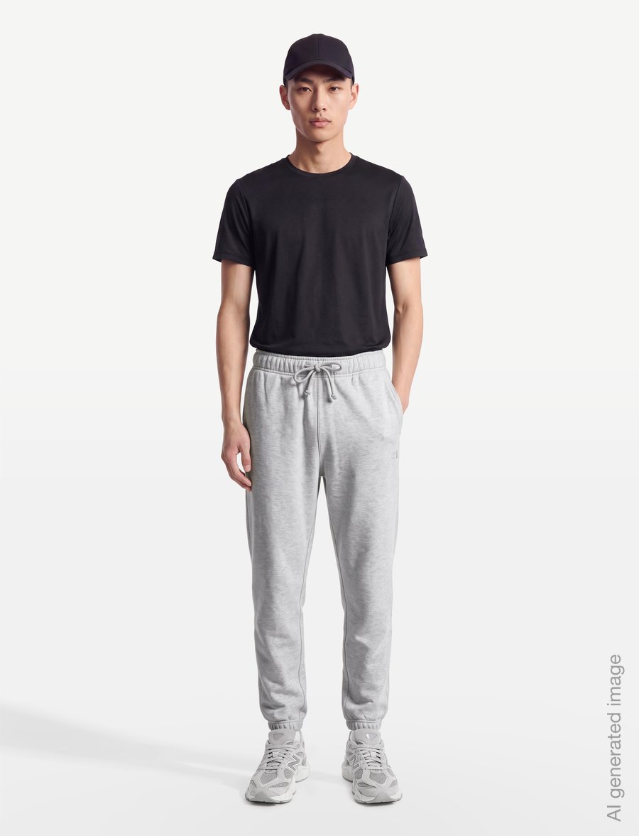 New Balance - Athletics French Terry Jogger - sweatpants - ash heather - 0
