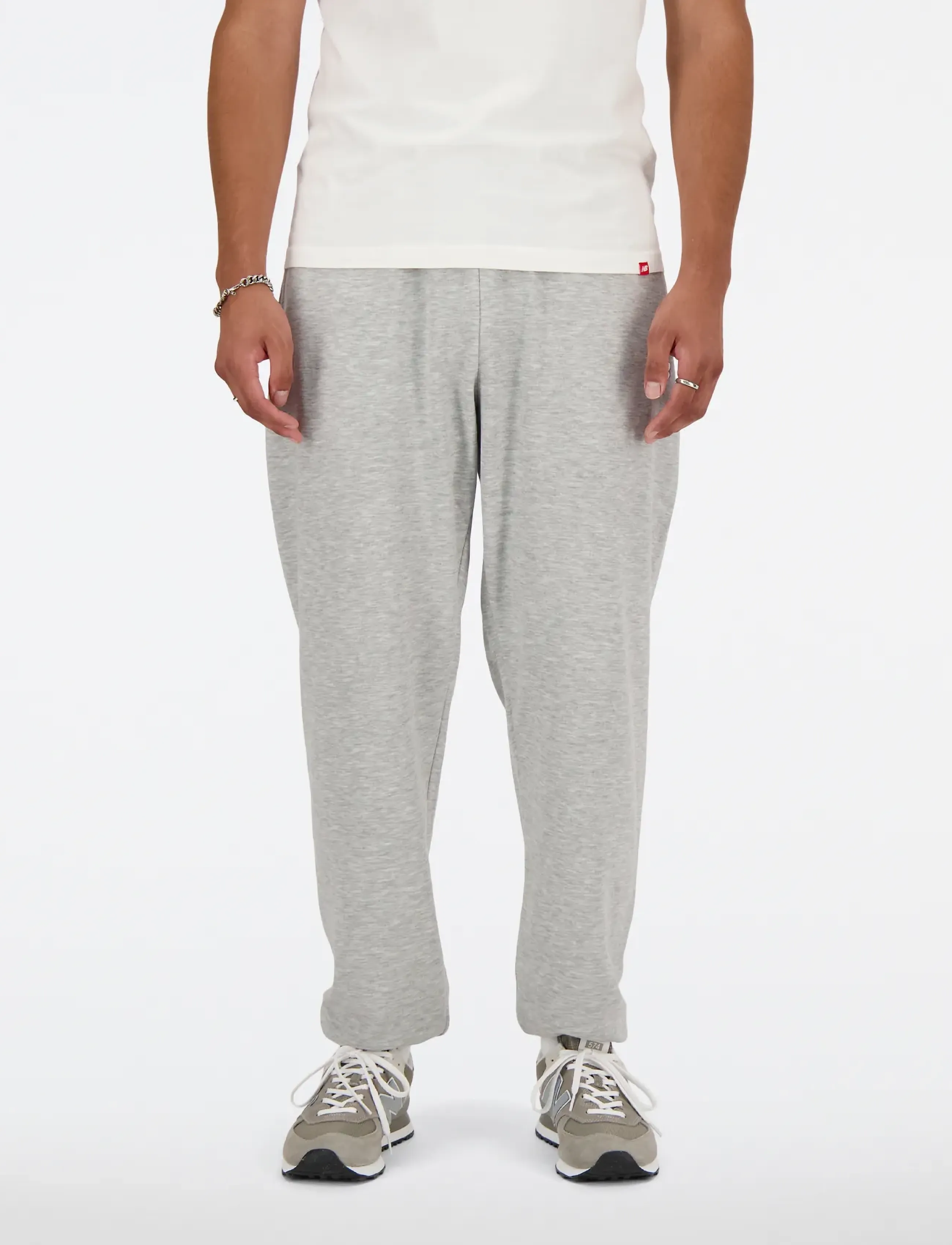 New Balance - Sport Essentials French Terry Jogger - sportsbukser - athletic grey - 0