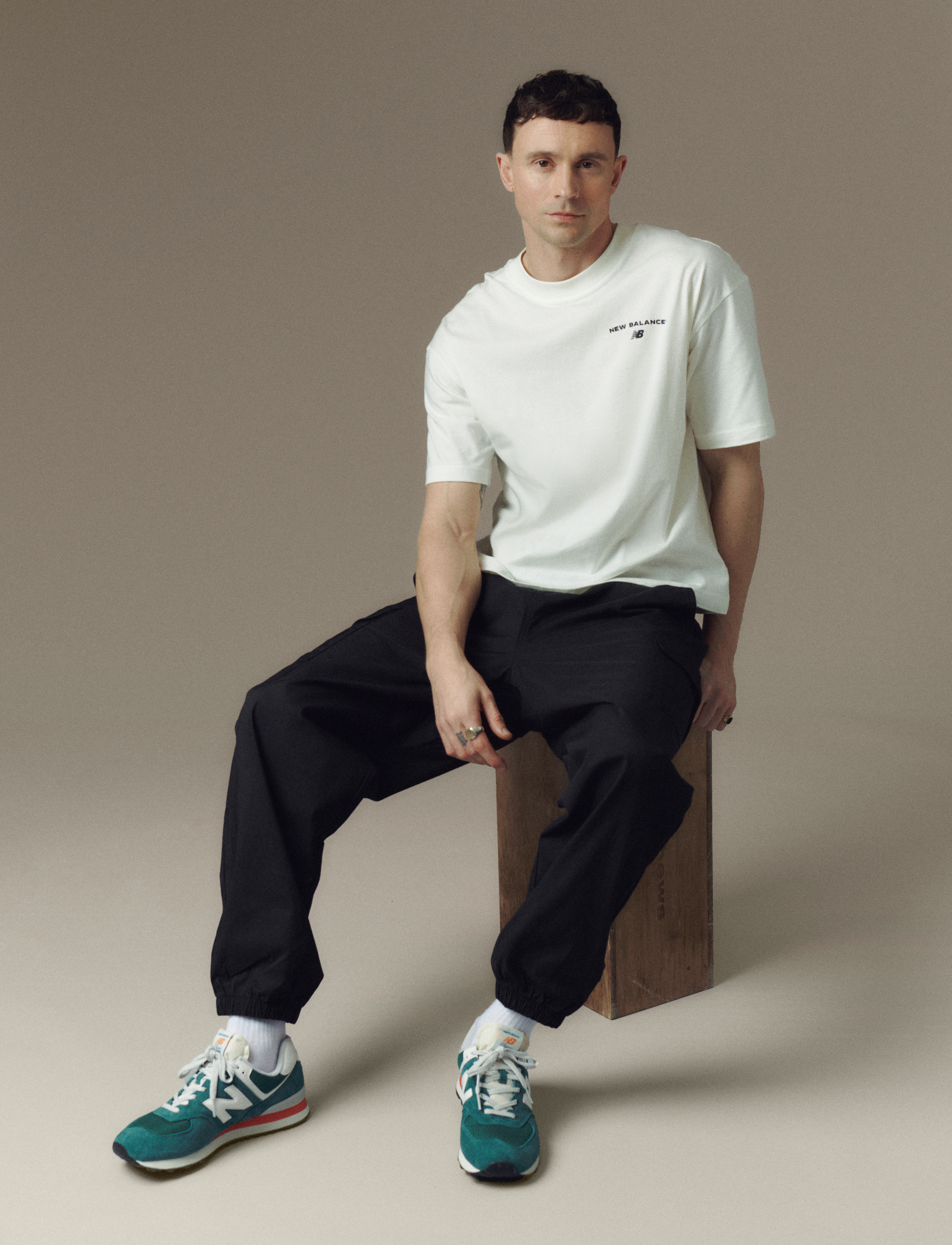 New Balance Twill Cargo Jogger, Mænd, Cargo Joggers, Sort, Str: XXL