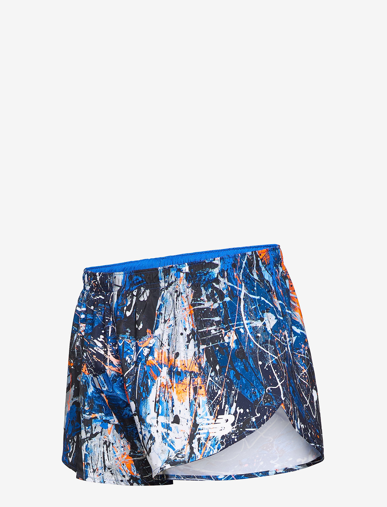 New Balance - PRINTED 3IN SPLIT SHORT - blue with white - 3