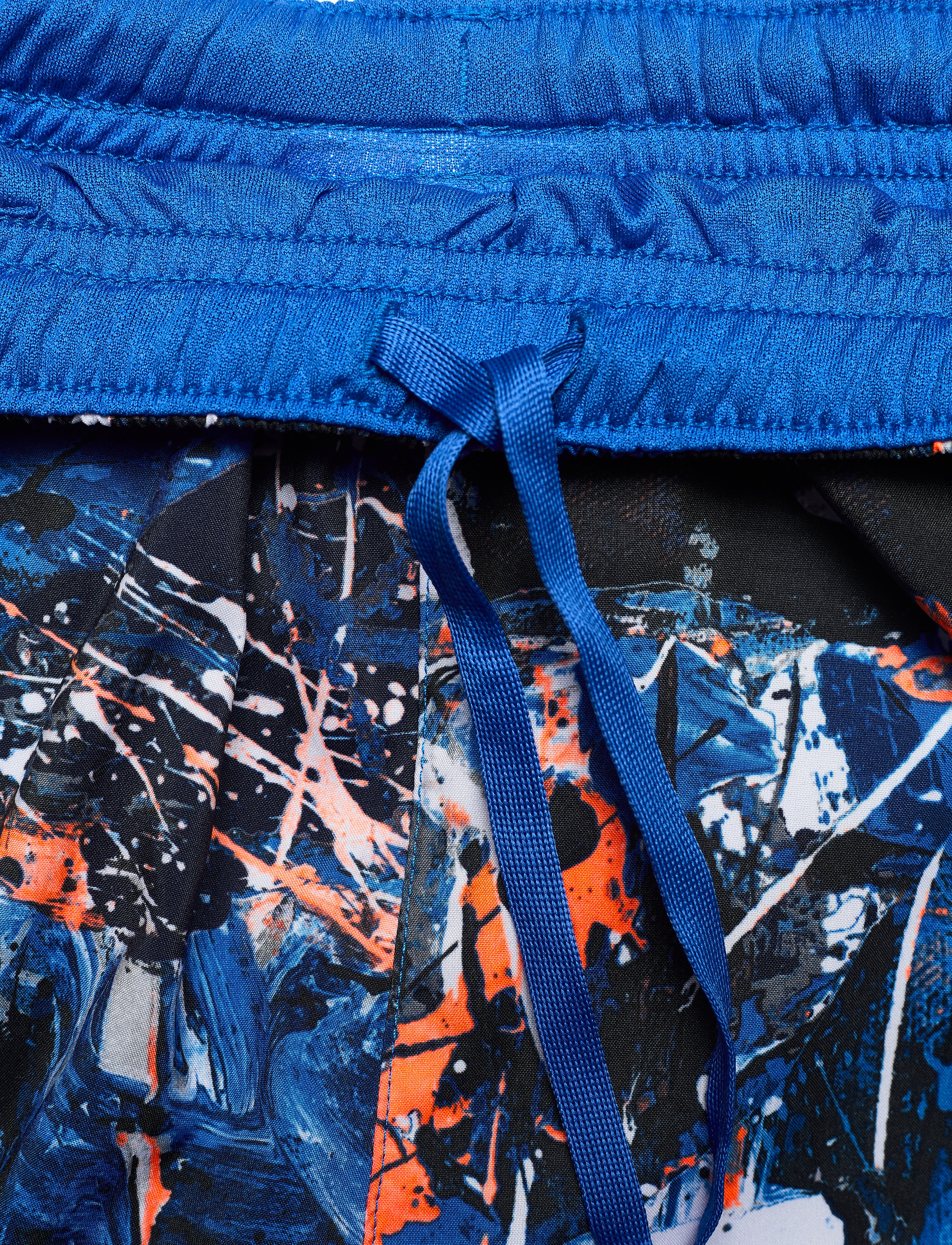 New Balance - PRINTED 3IN SPLIT SHORT - blue with white - 4
