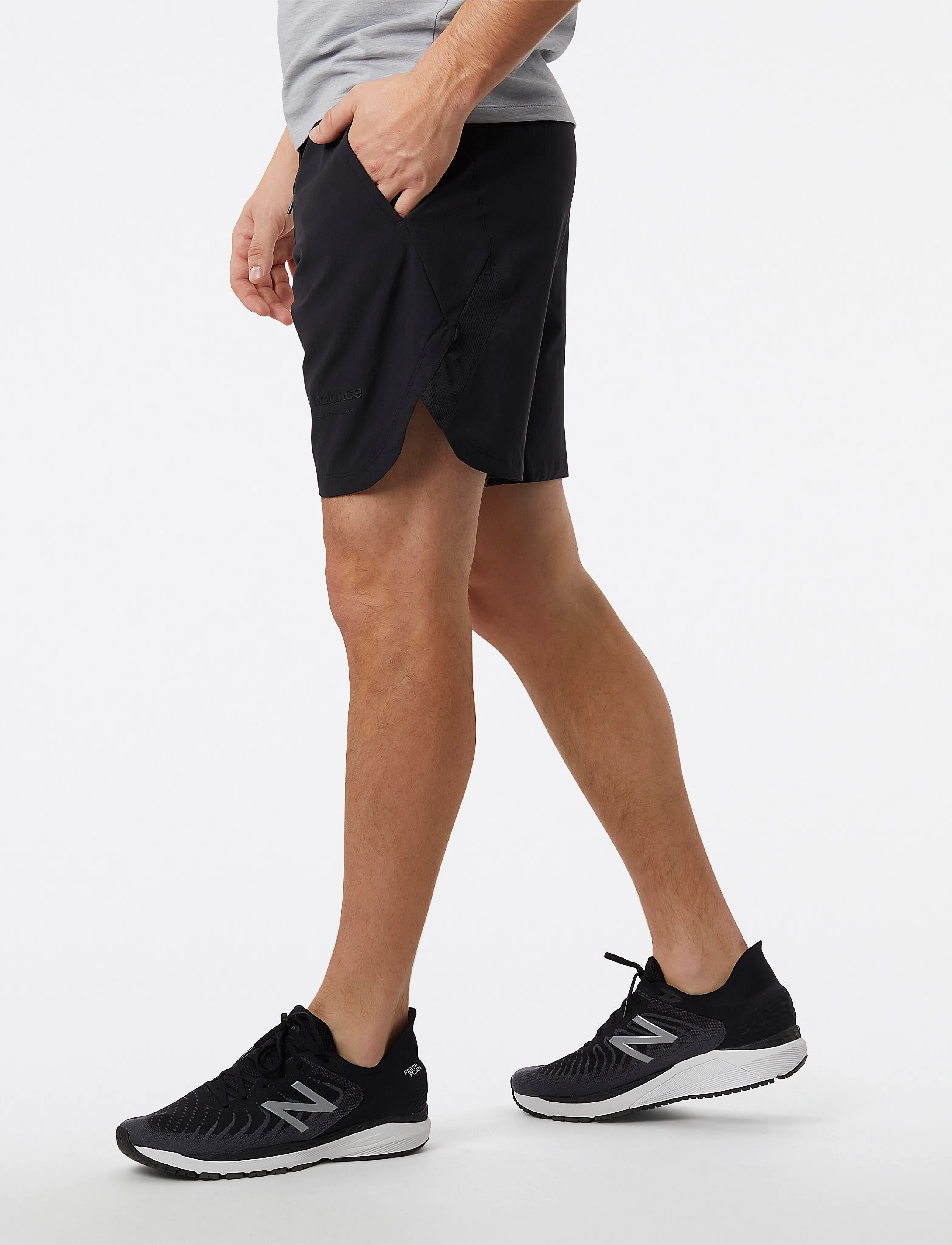 New Balance - R.W.T Woven Short - blue/grey - 3