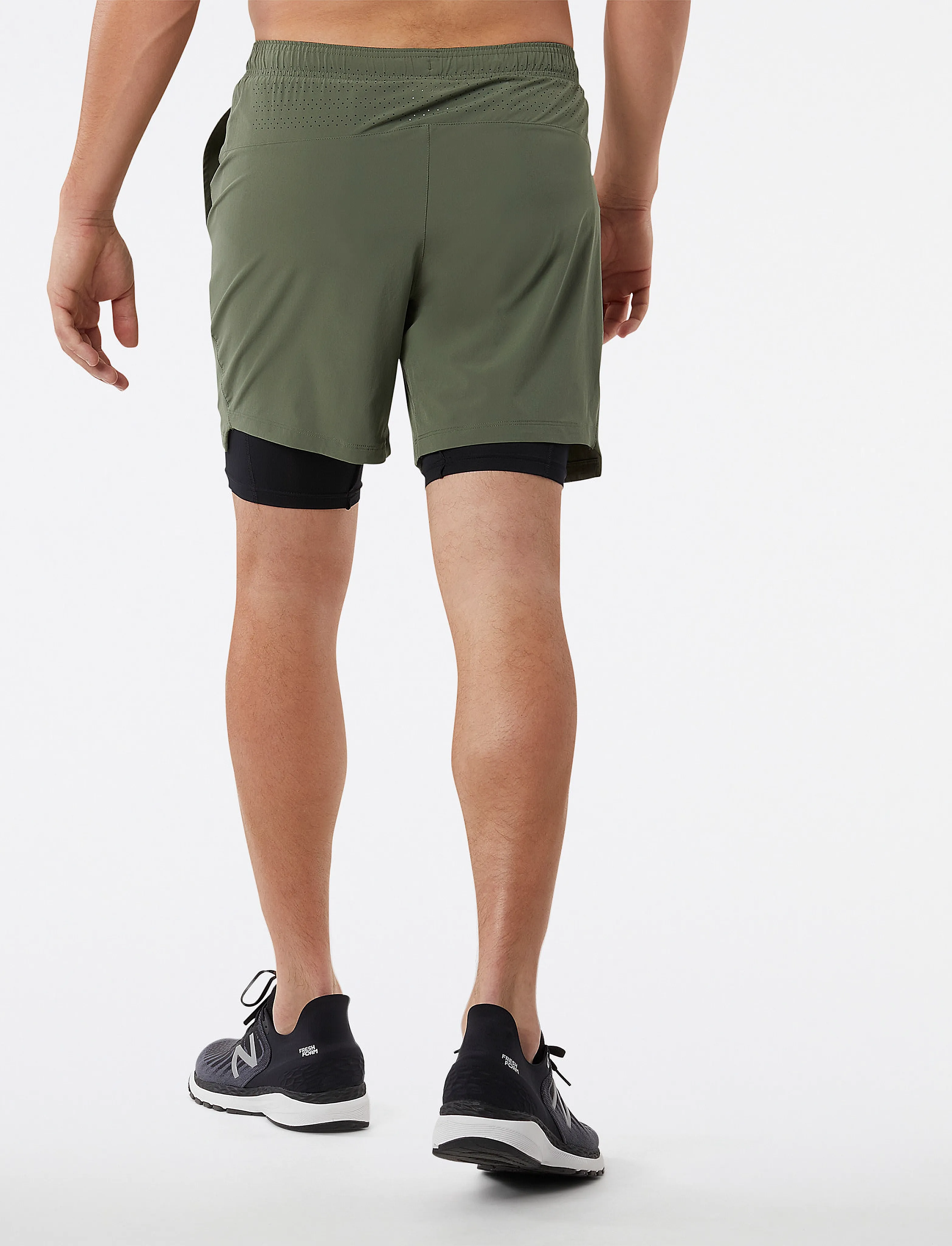 New Balance - R.W.Tech 7 Inch 2-in-1 Short - deep olive green - 4