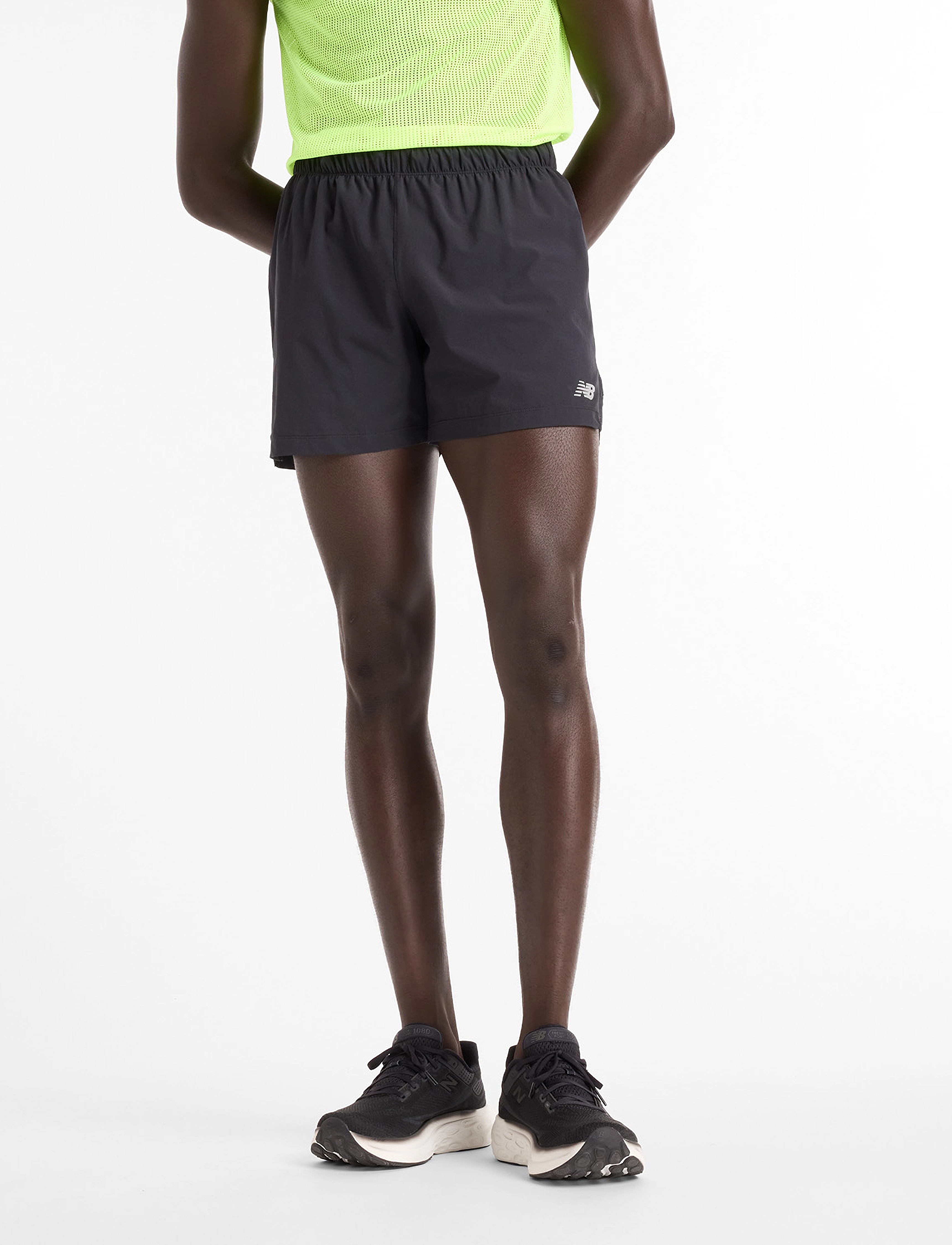 New Balance Rc Short 5", XS, Black, Sport Shorts > Sport Training Shorts, Herre