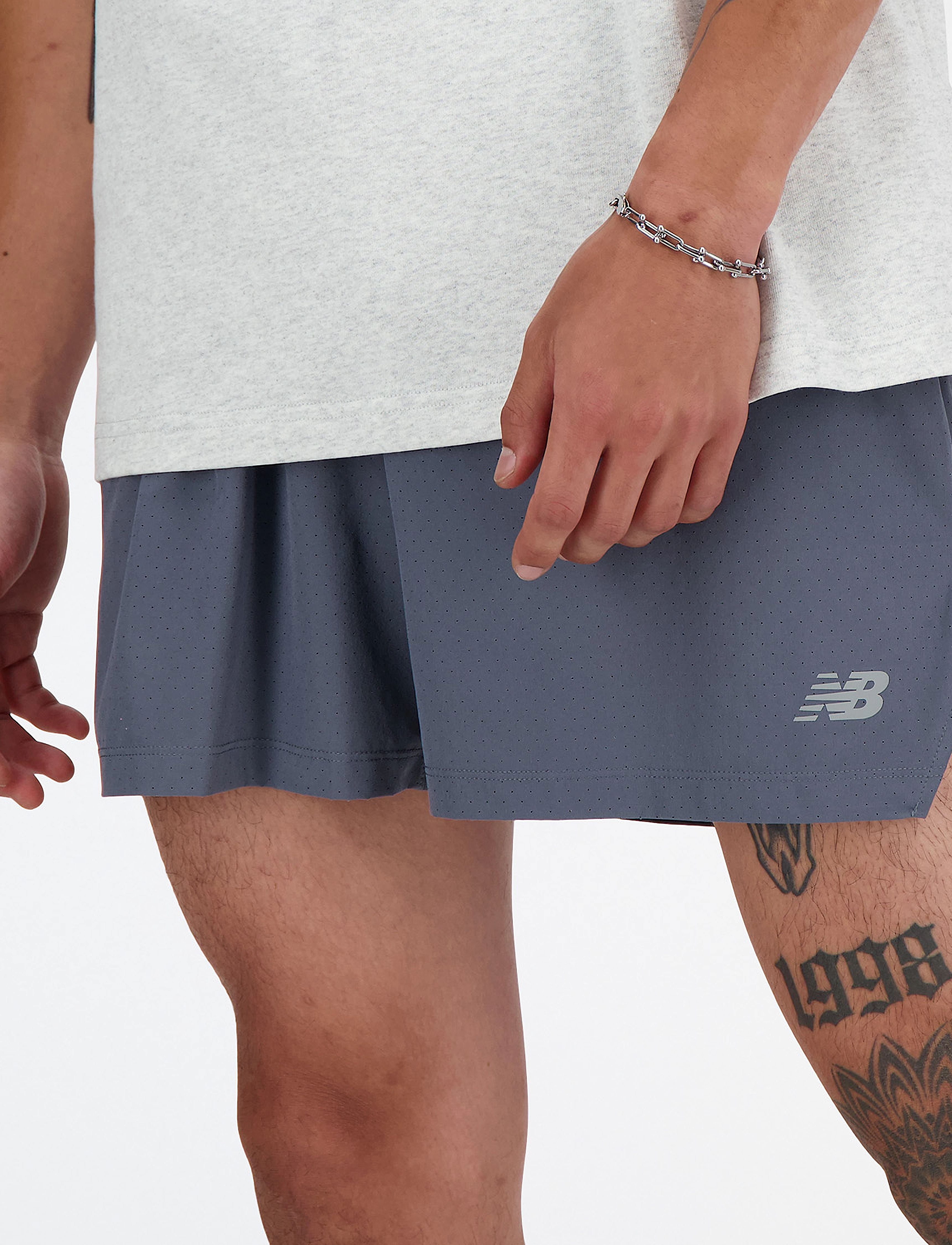 New Balance - RC Short 5" - löparshorts - graphite - 4