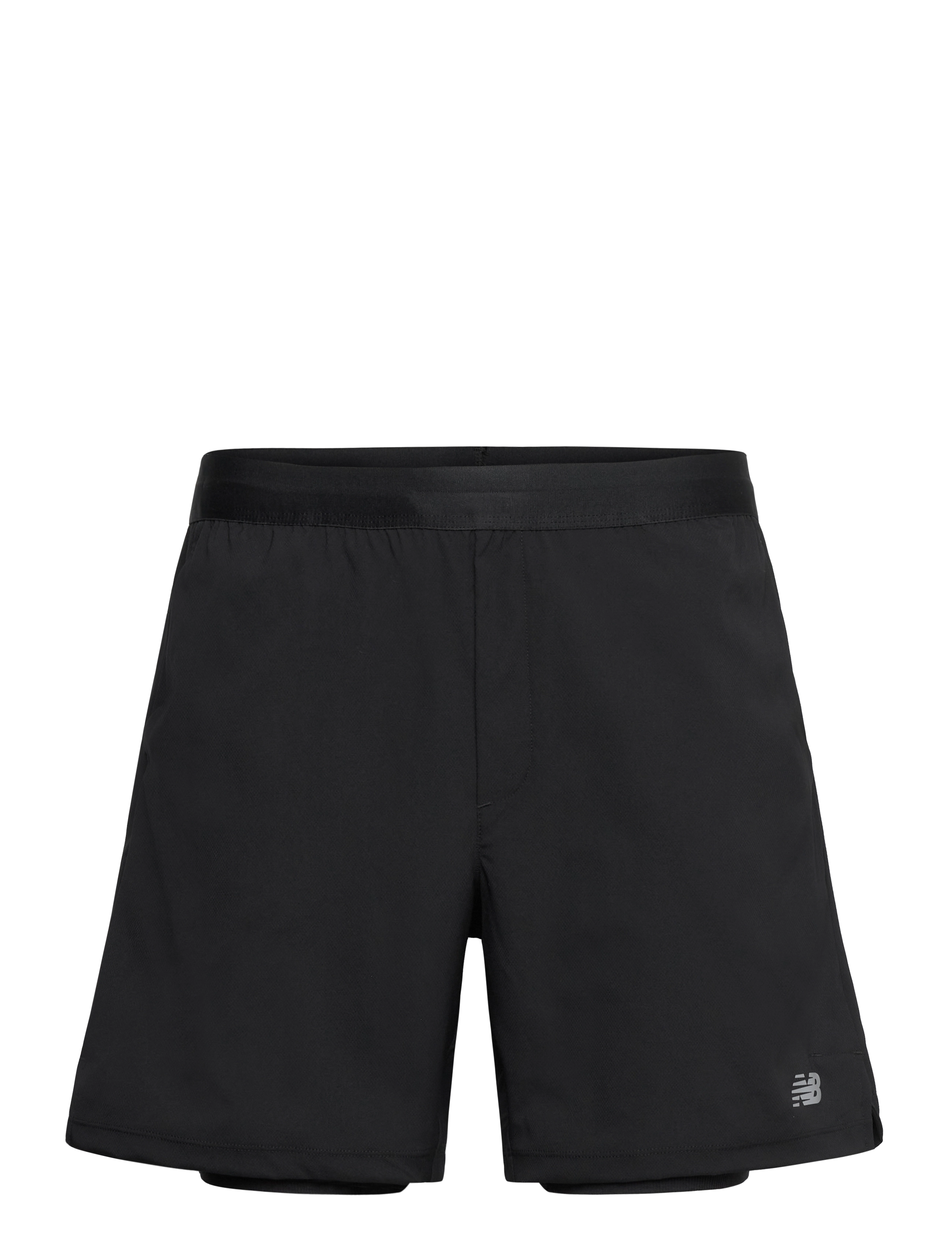 New Balance Ac Lined Short 7", Mænd, 7-Tommer Forede Løbeshorts, Sort, Str: XXL
