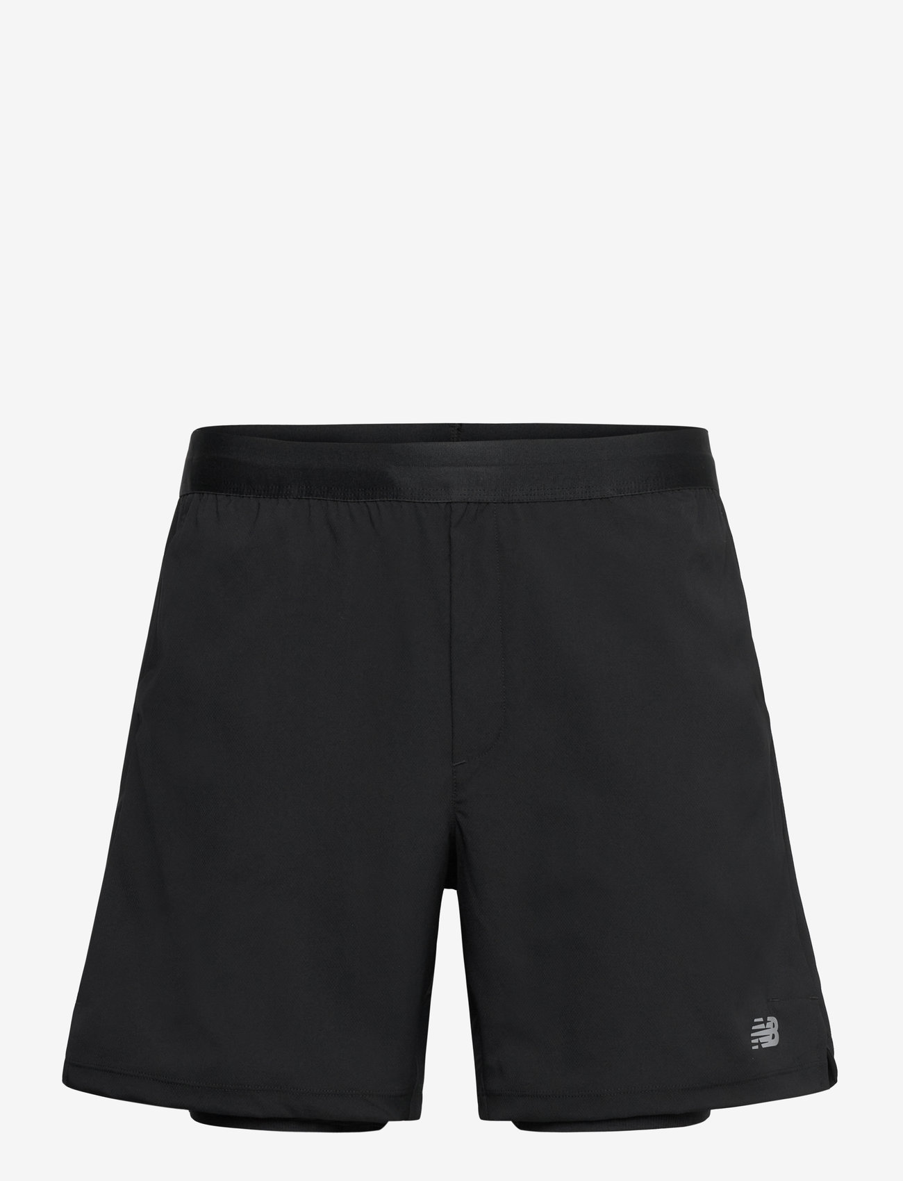 New Balance - AC Lined Short 7" - juoksushortsit - black - 0