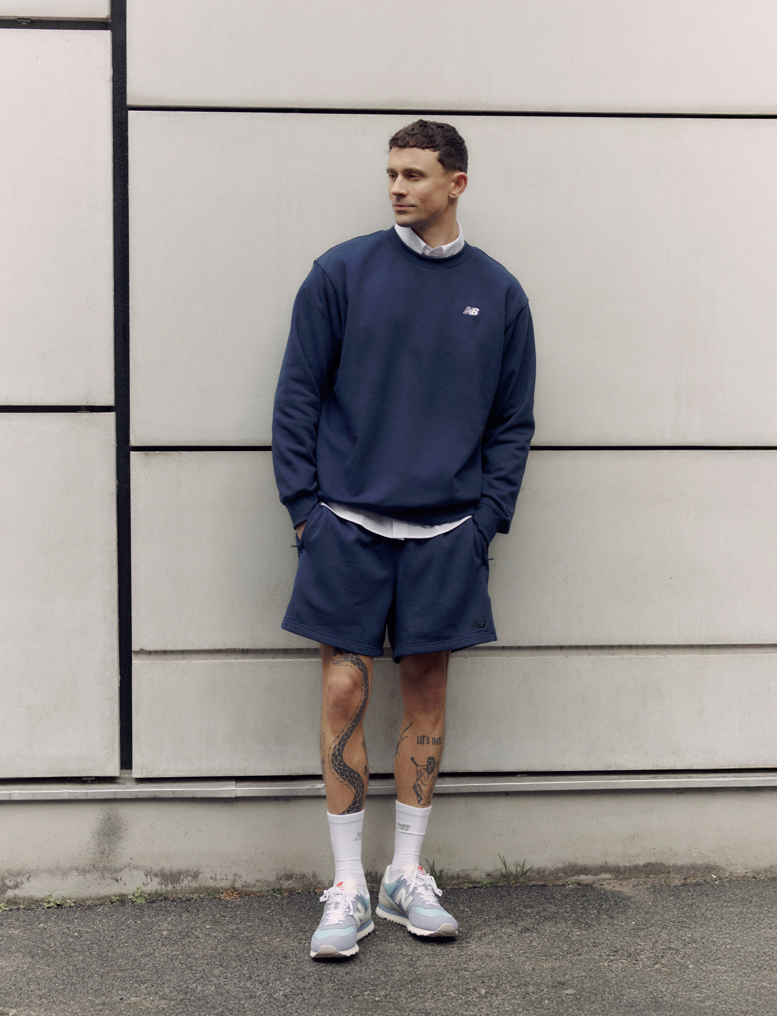 New Balance - Athletics French Terry Short 5" - nb navy - 3