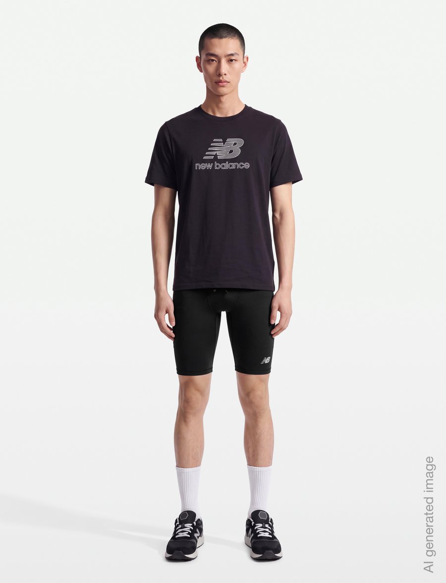 New Balance - RC Pocket Half Tight 9" - lauftights - black - 0