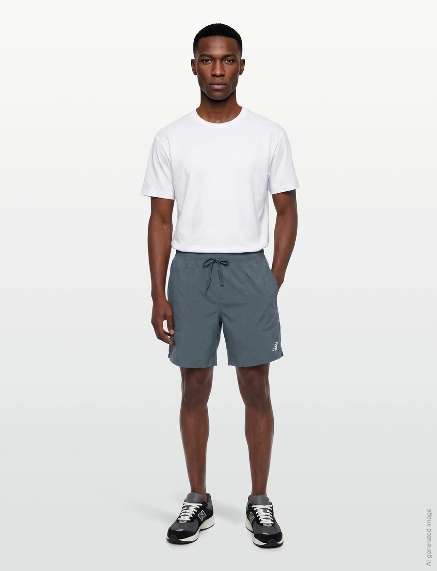 New Balance - Sport Short 7" - skrējiena šorti - graphite - 0