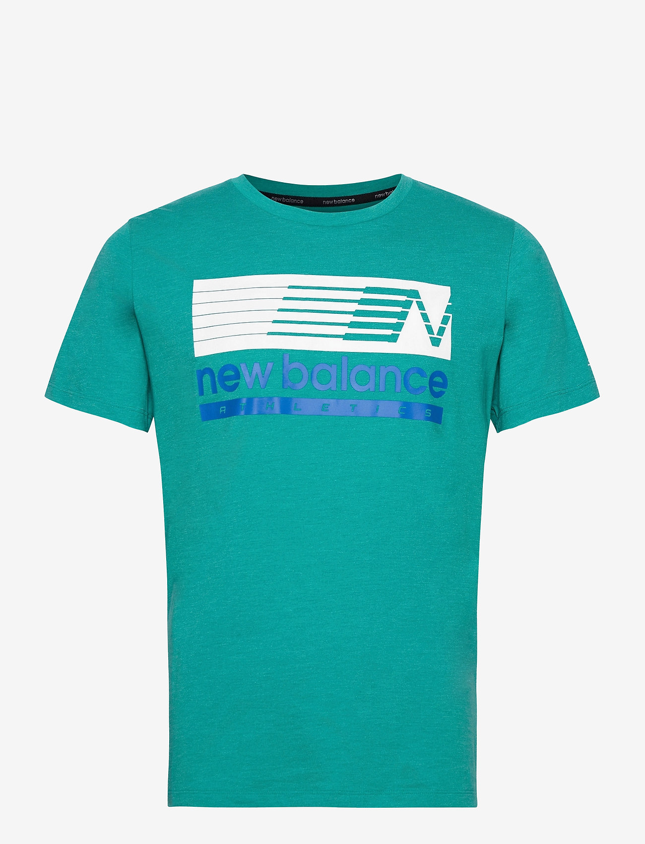 New Balance - GRAPHIC HEATHERTECH T - team teal - 0