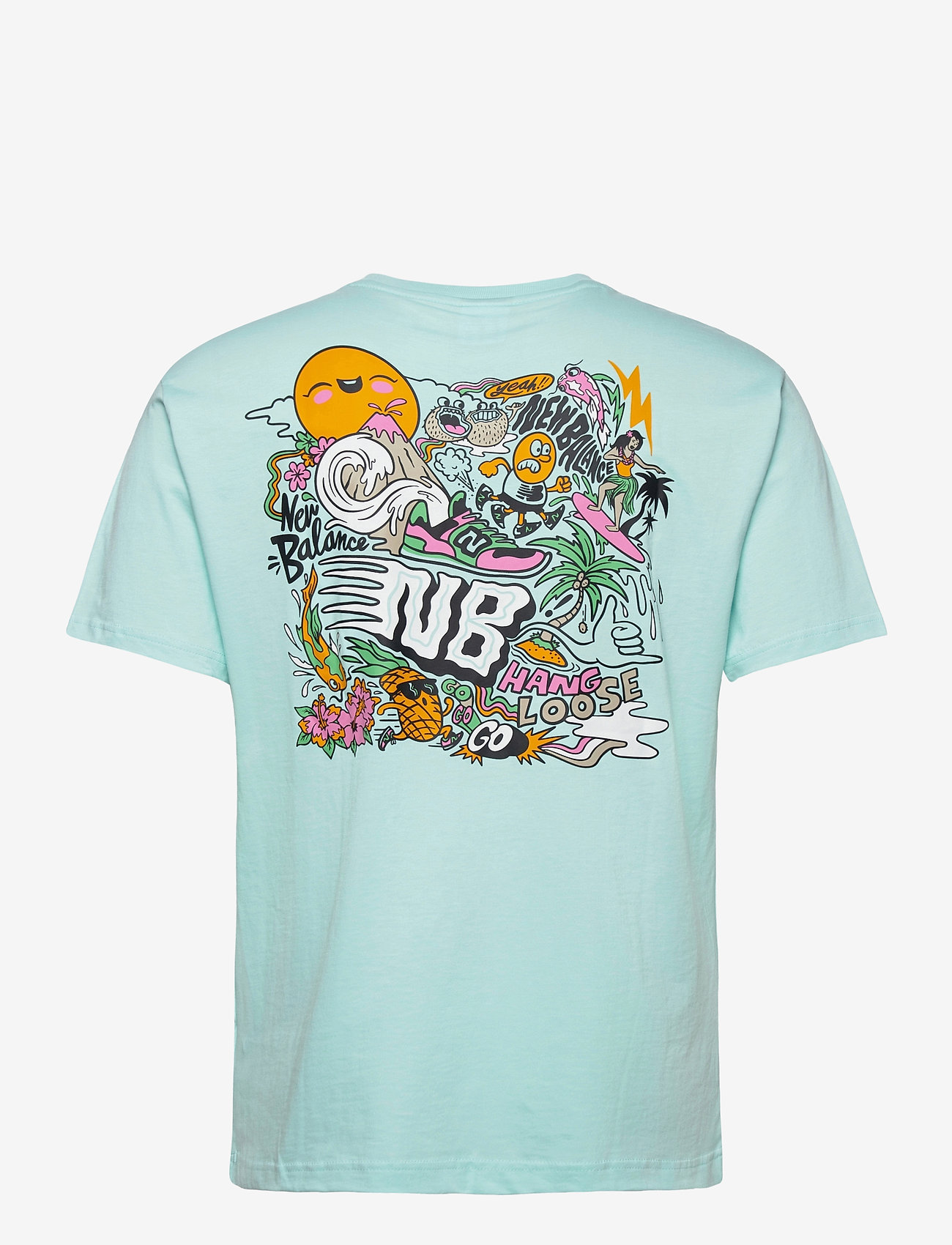 New Balance - NB Athletics Trail Stamp Tee - light blue - 1