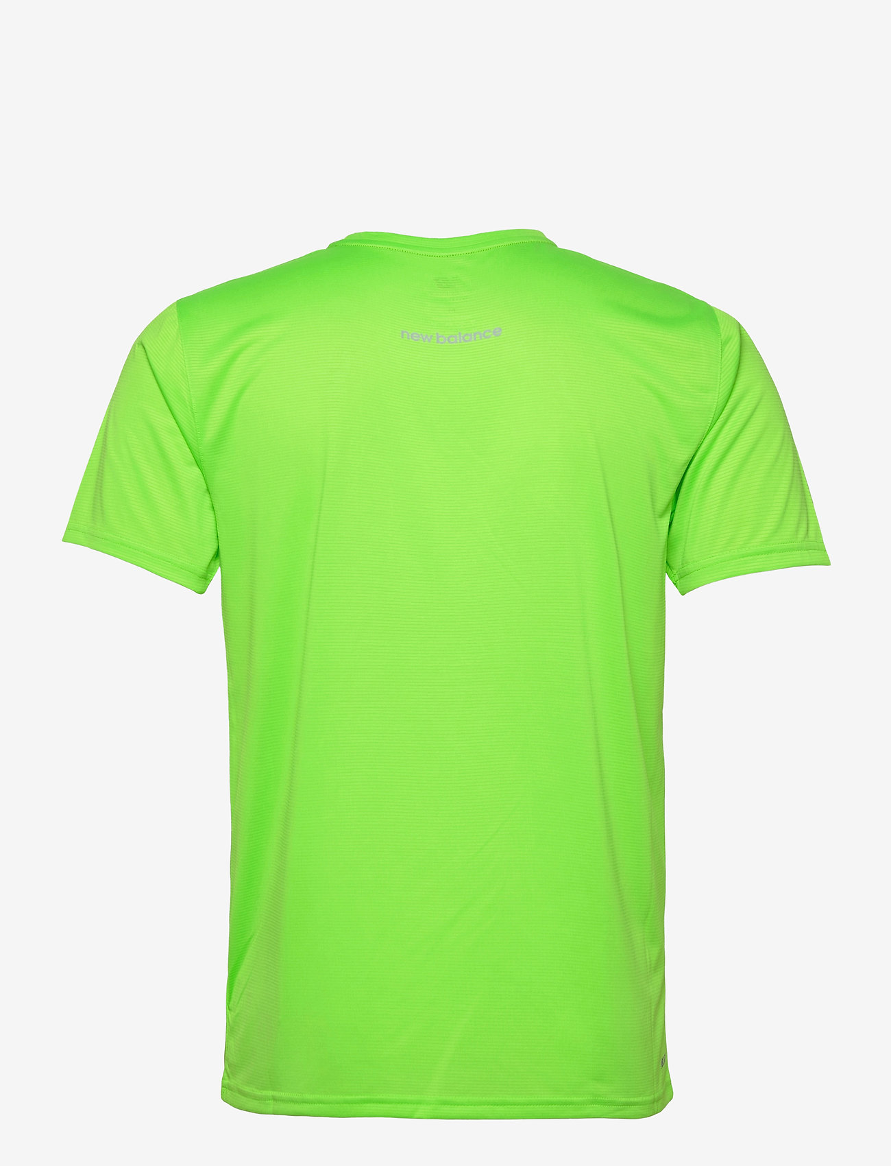New Balance - Striped Accelerate Short Sleeve - energy lime - 1