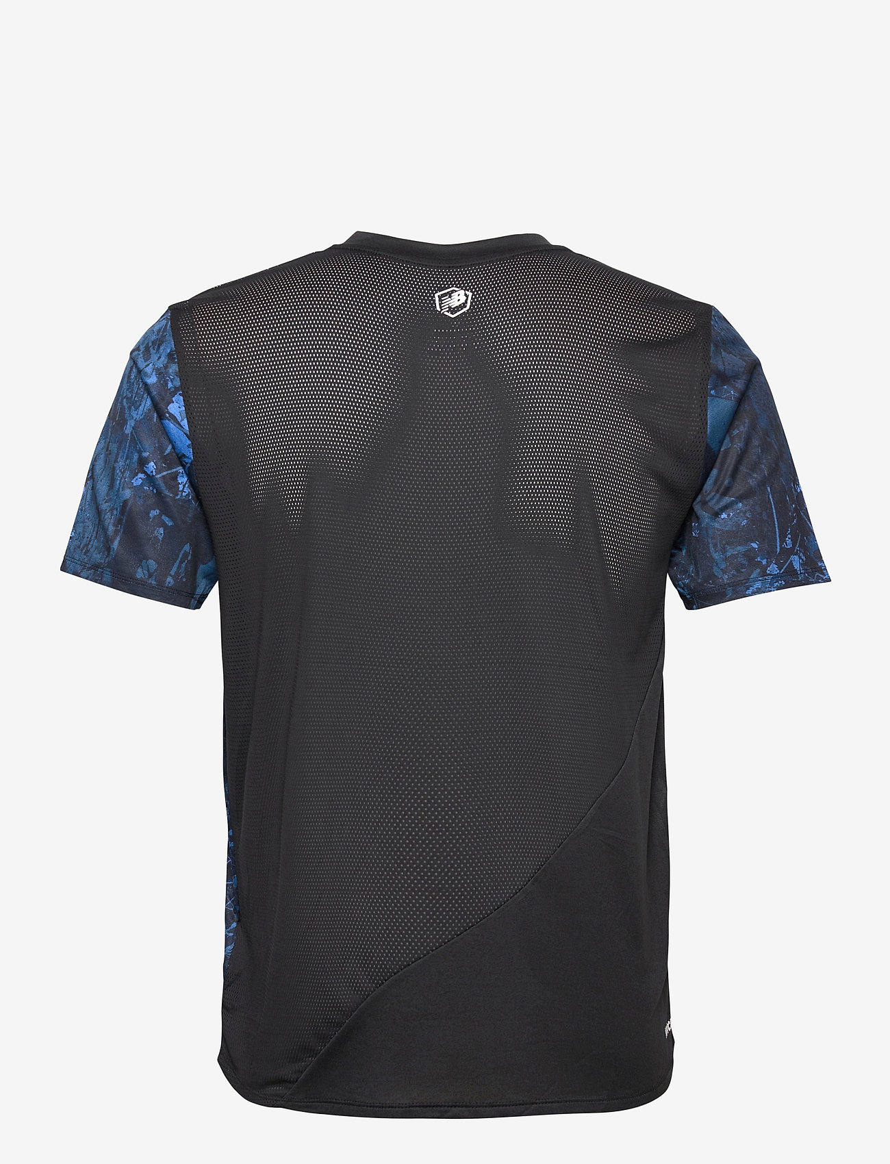 New Balance - Printed Fast Flight Short Sleeve - black/cobalt blue - 1