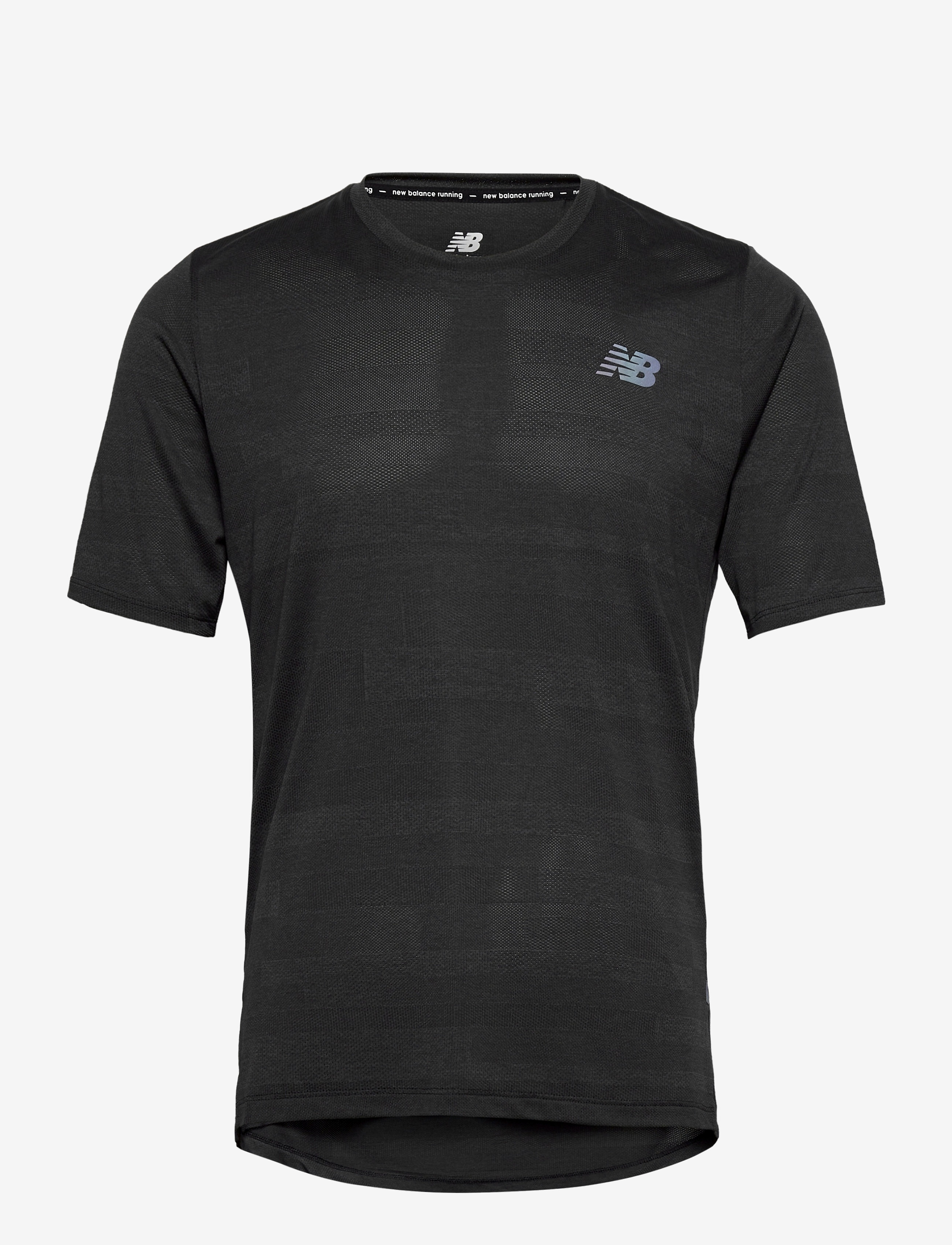 New Balance - Q SPEED FUEL JACQUARD SS - black heather - 0