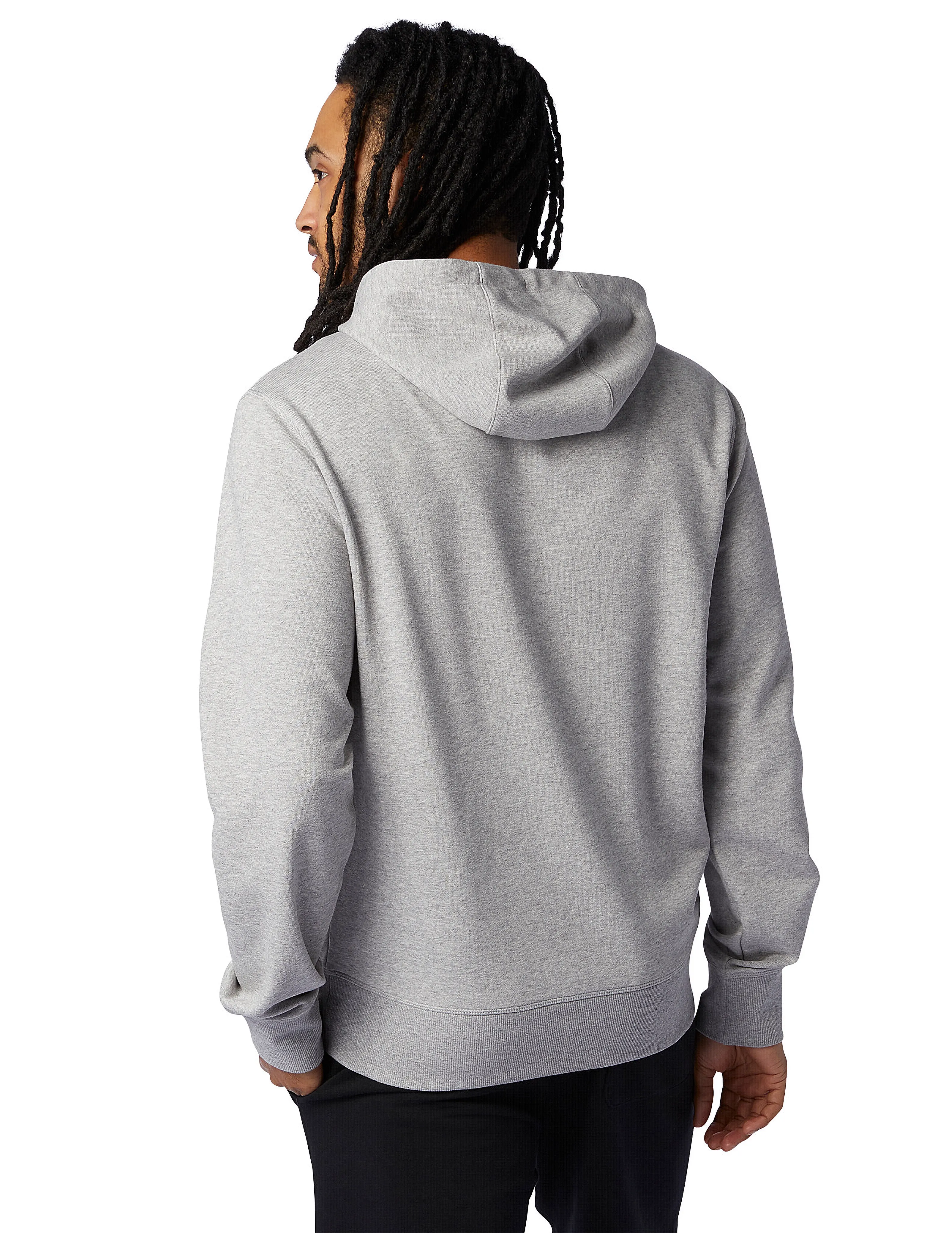 New Balance - NB Essentials Stacked Logo Po Hoodie - athletic grey - 4